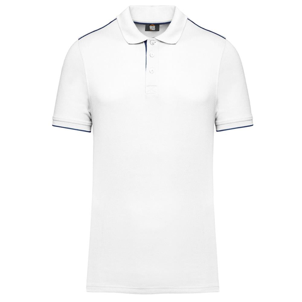 Contrasterende polo DayToDay korte mouwen