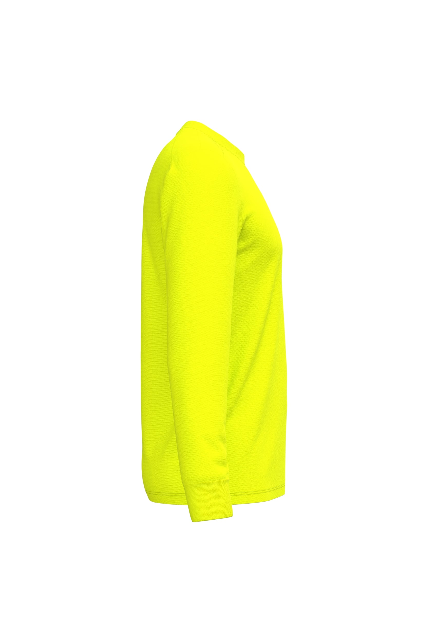 Duurzaam uniseks T-shirt lange mouwen katoen/polyester