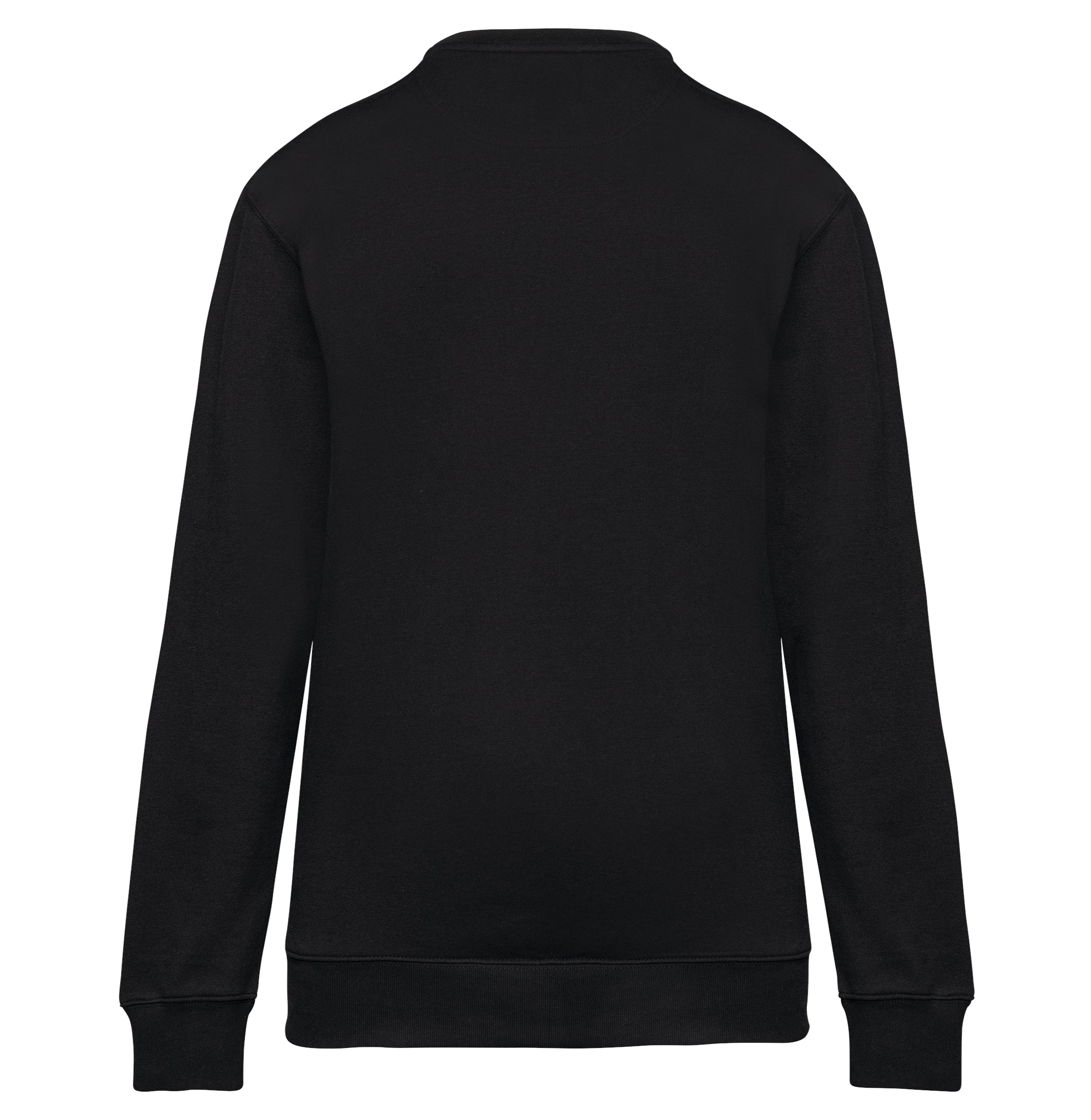 DayToDay unisex sweater met zip contrasterende zak