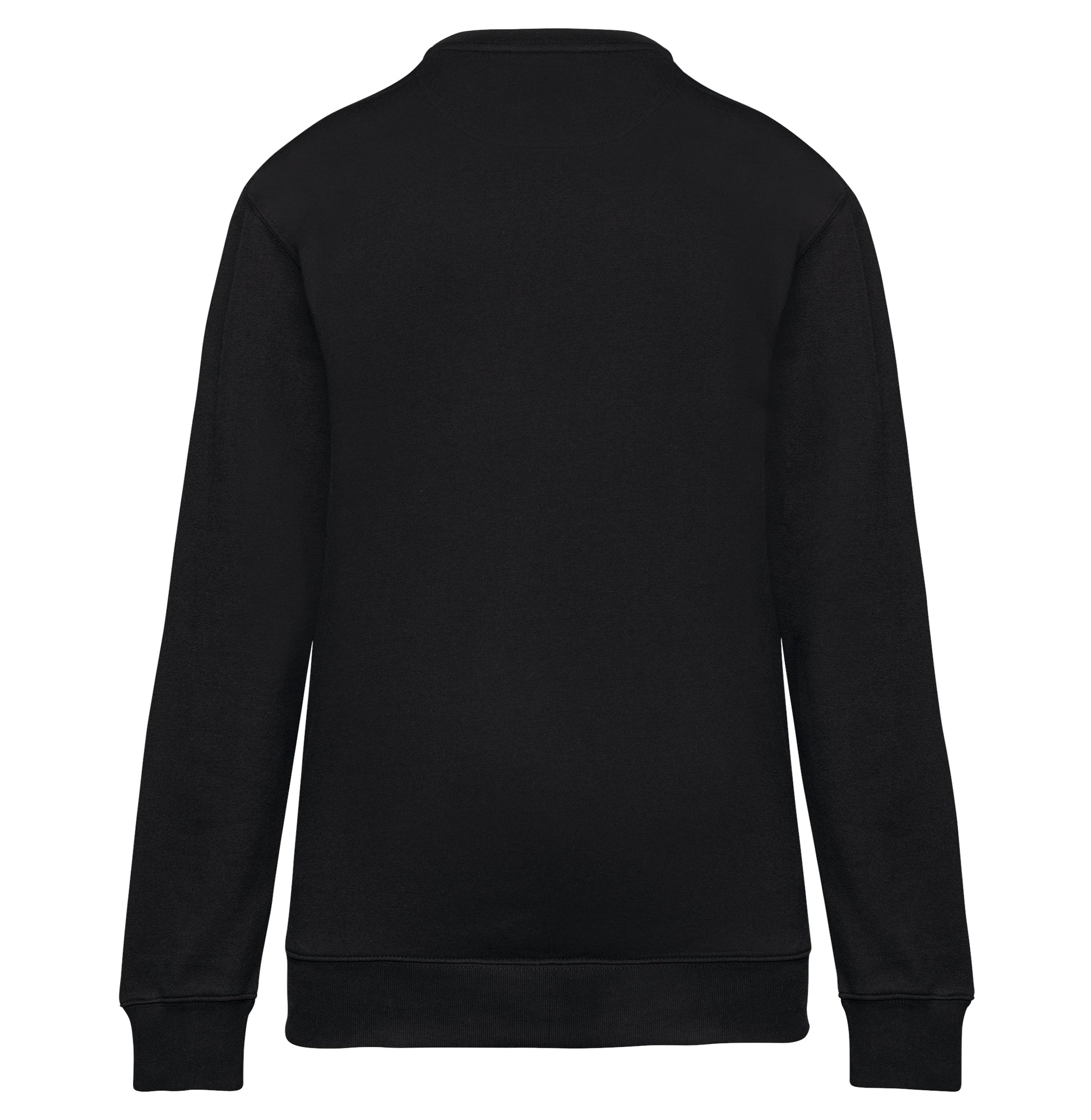 DayToDay unisex sweater met zip contrasterende zak