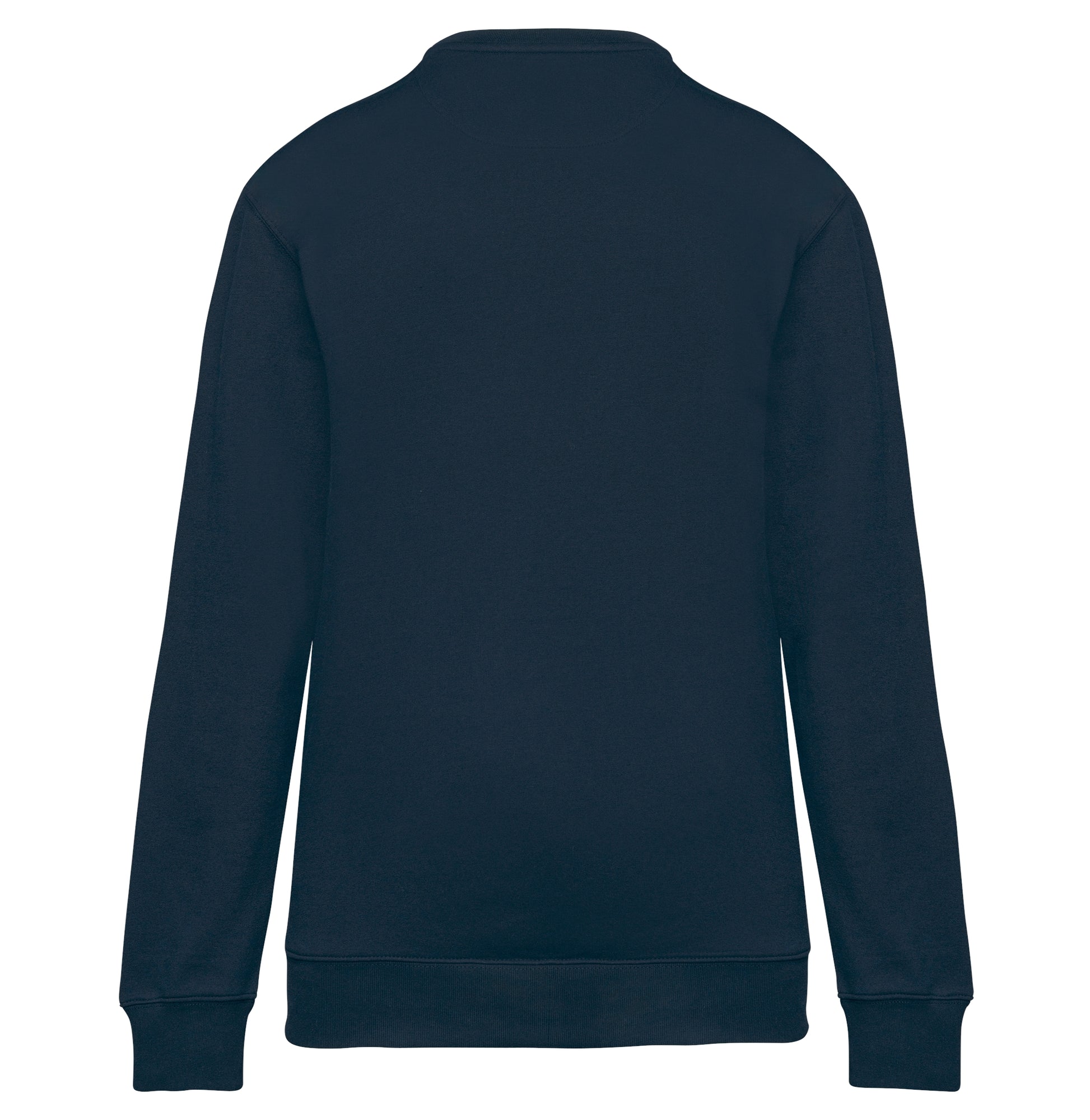 DayToDay unisex sweater met zip contrasterende zak