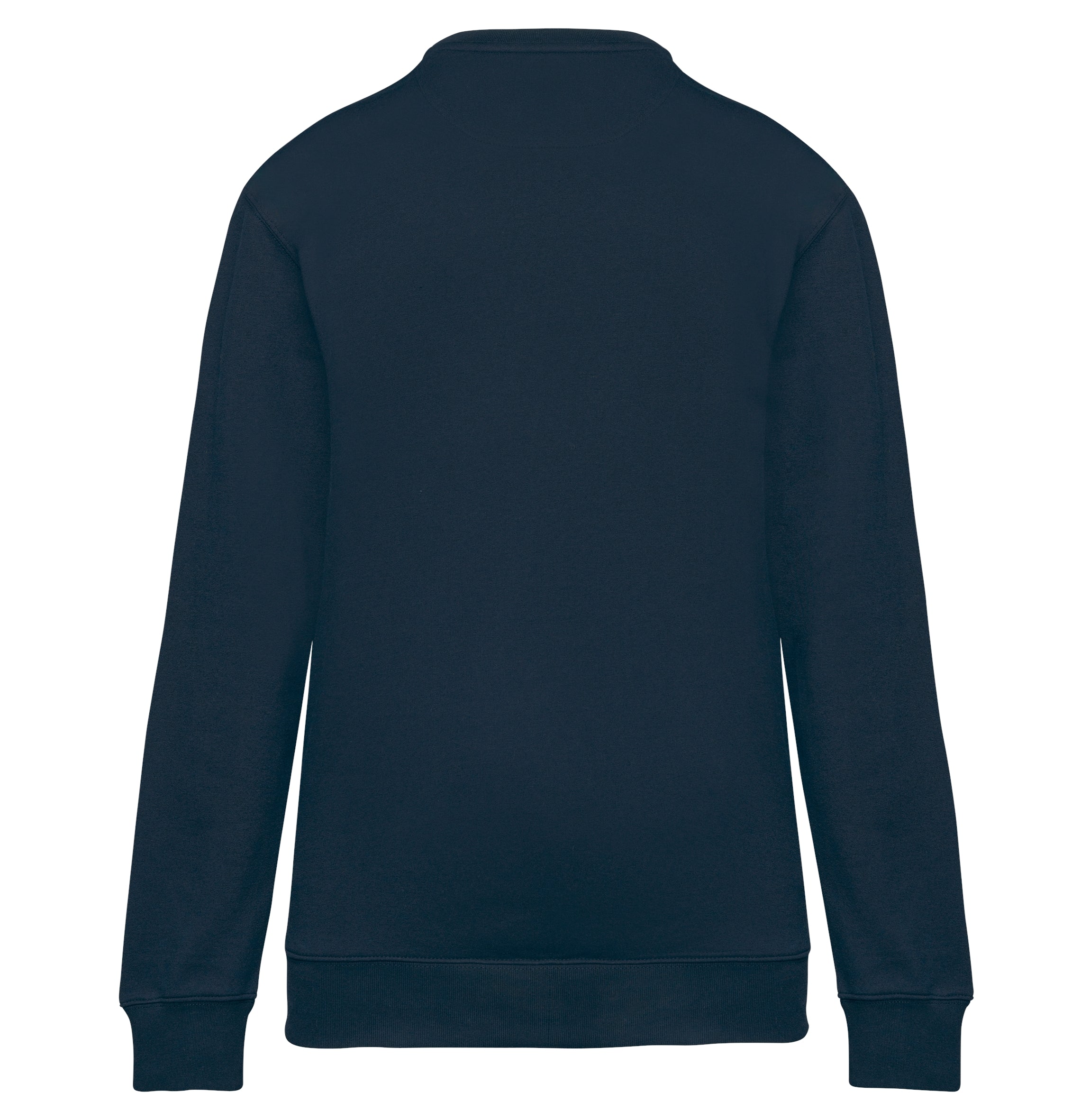 DayToDay unisex sweater met zip contrasterende zak