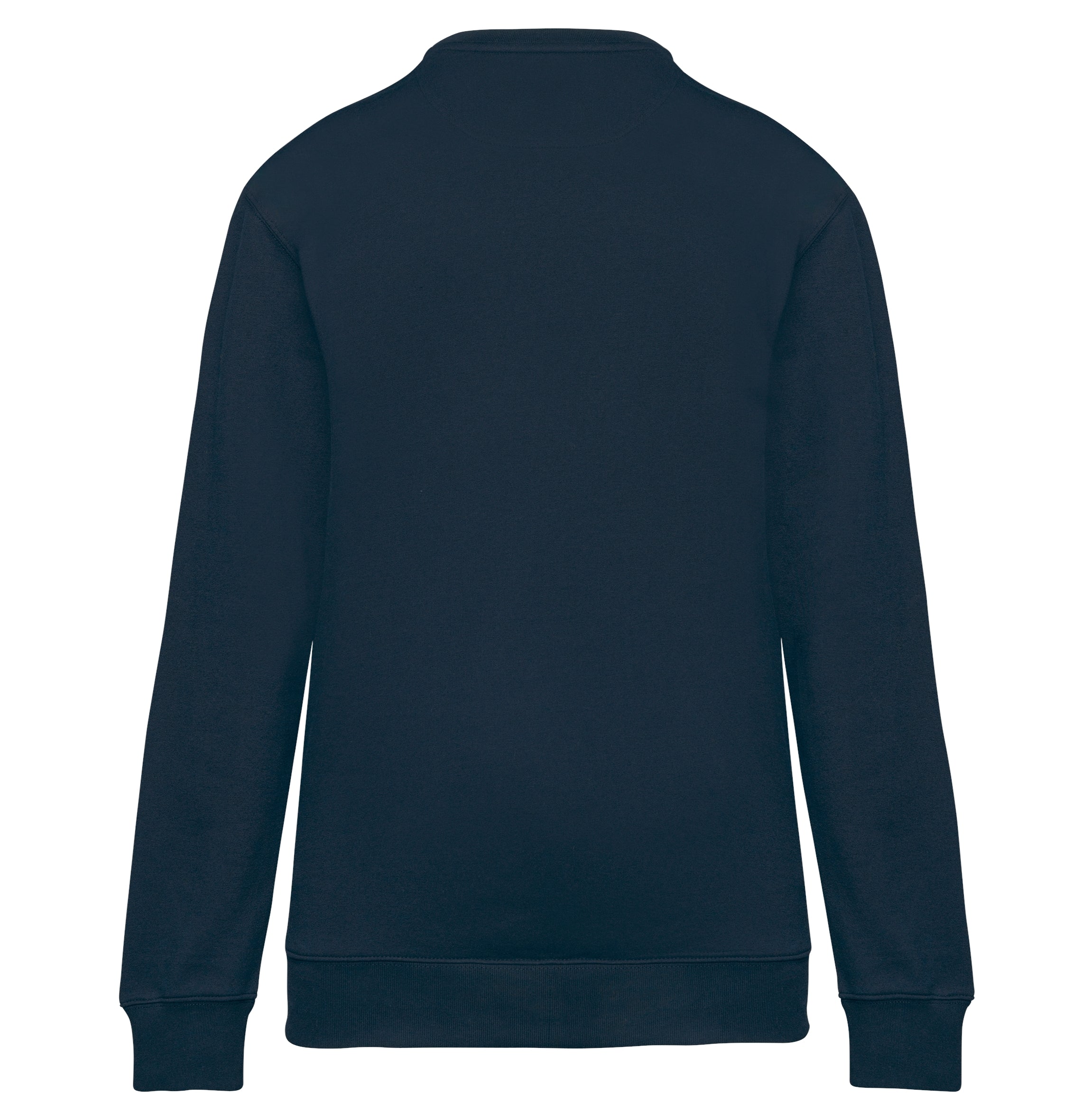 DayToDay unisex sweater met zip contrasterende zak