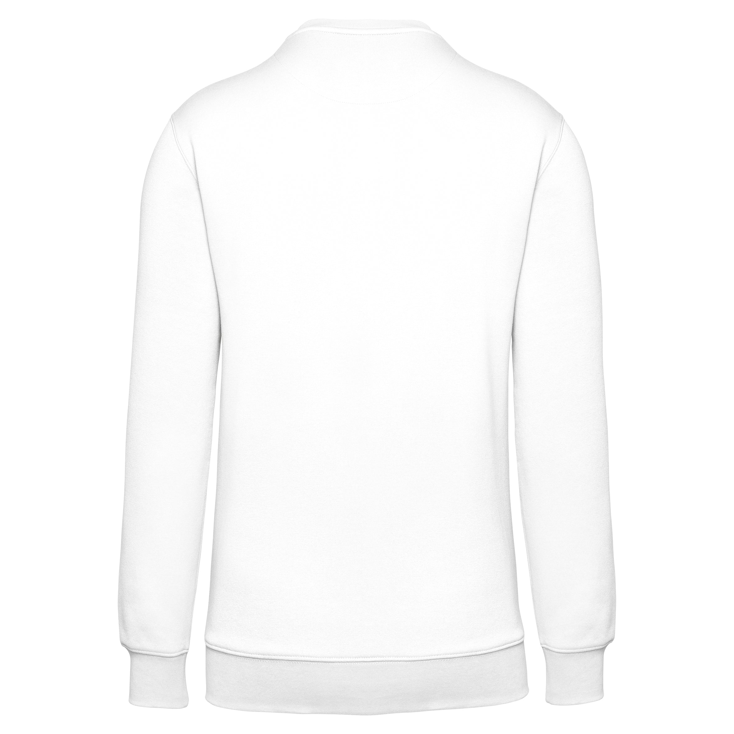 DayToDay unisex sweater met zip contrasterende zak