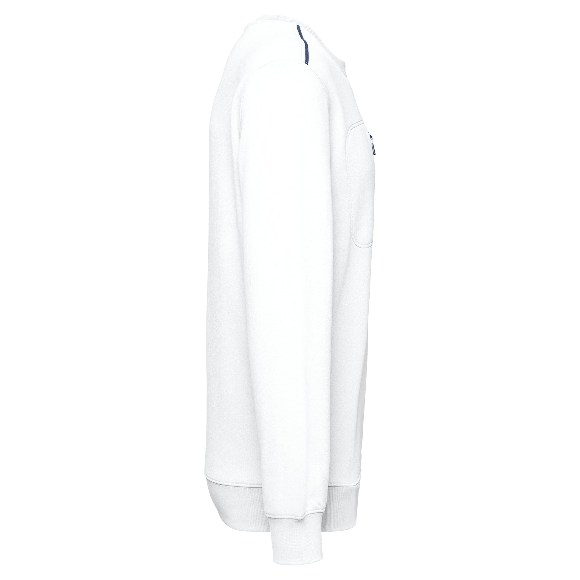 DayToDay unisex sweater met zip contrasterende zak