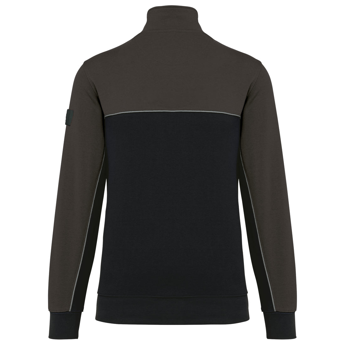 Ecologische uniseks sweater met ritskraag