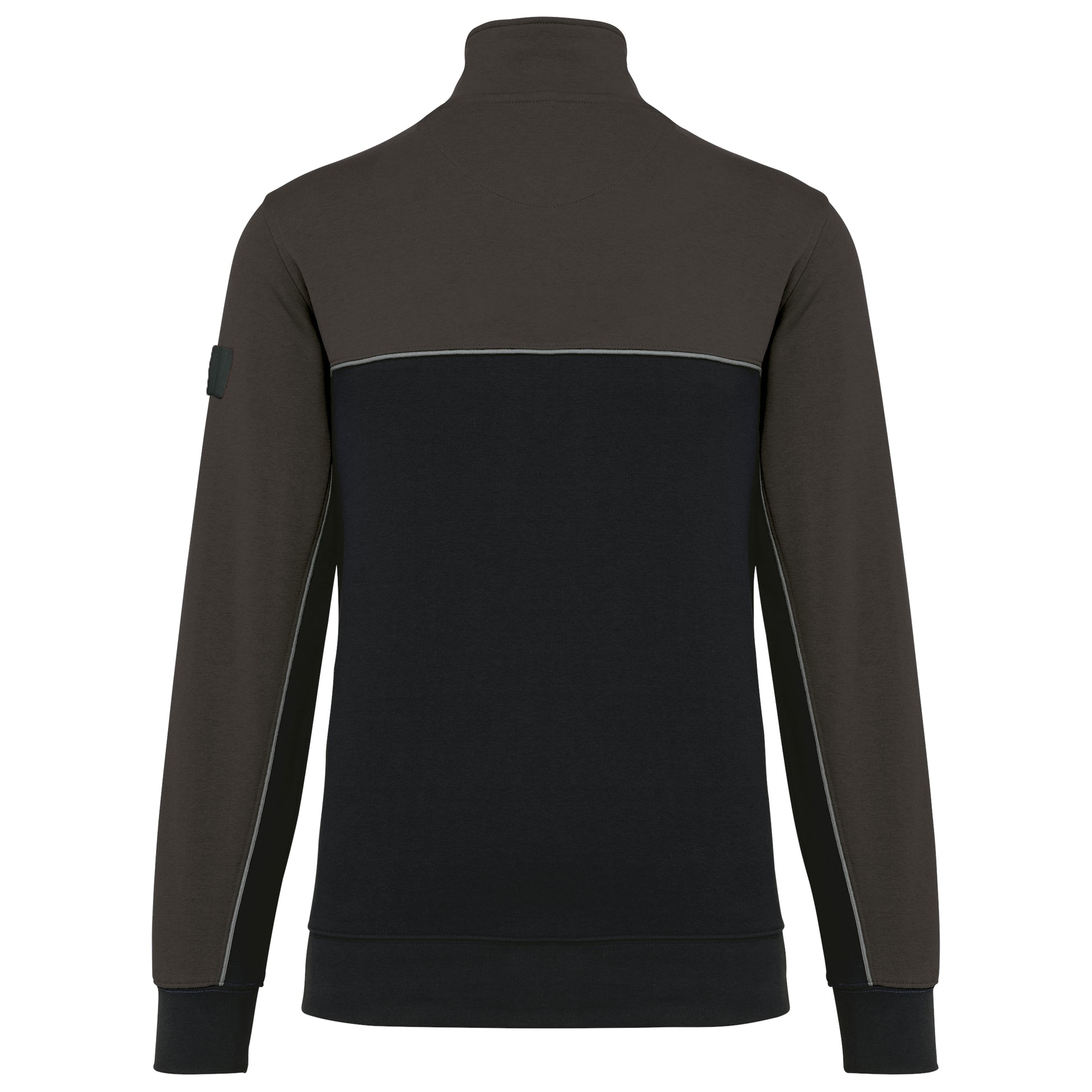 Ecologische uniseks sweater met ritskraag