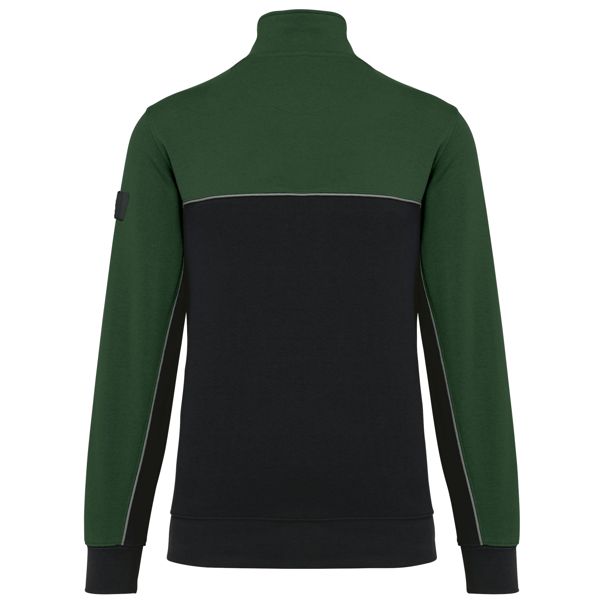 Ecologische uniseks sweater met ritskraag