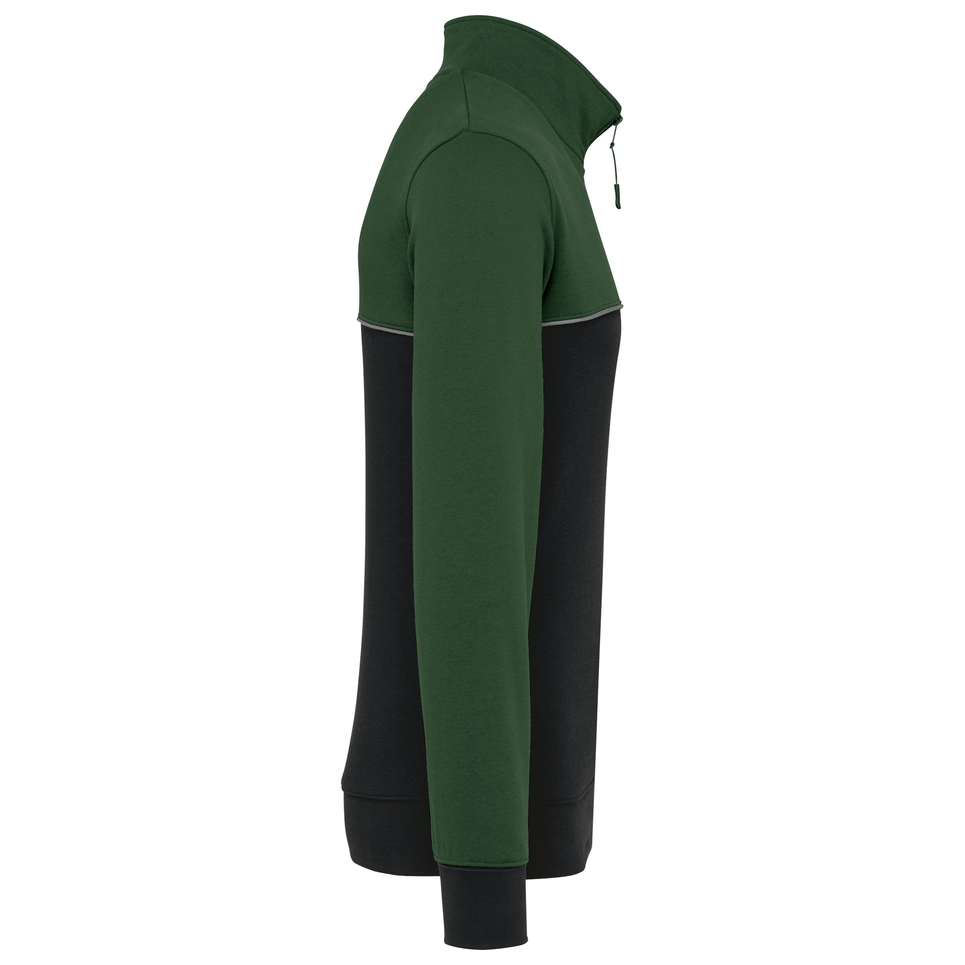 Ecologische uniseks sweater met ritskraag