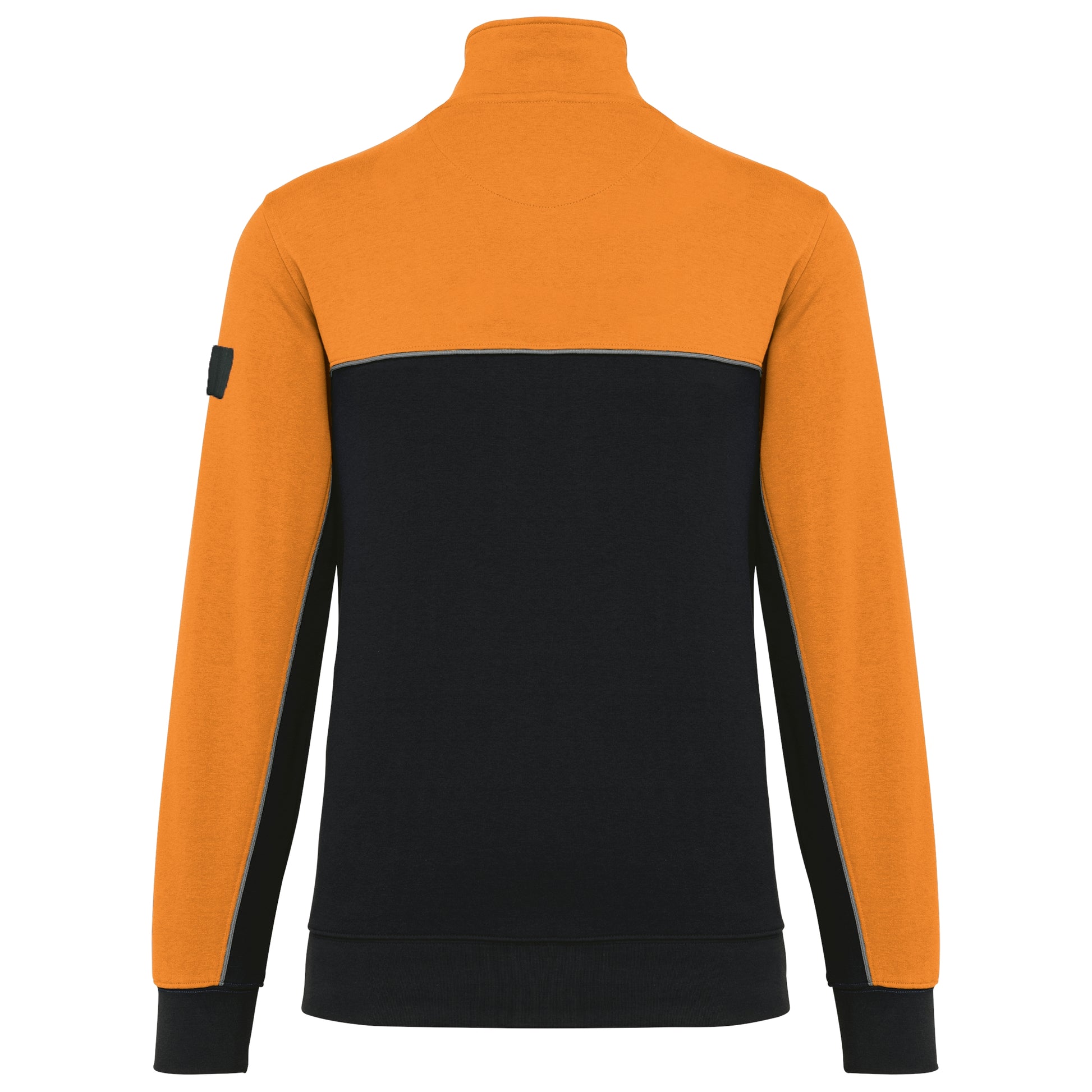 Ecologische uniseks sweater met ritskraag