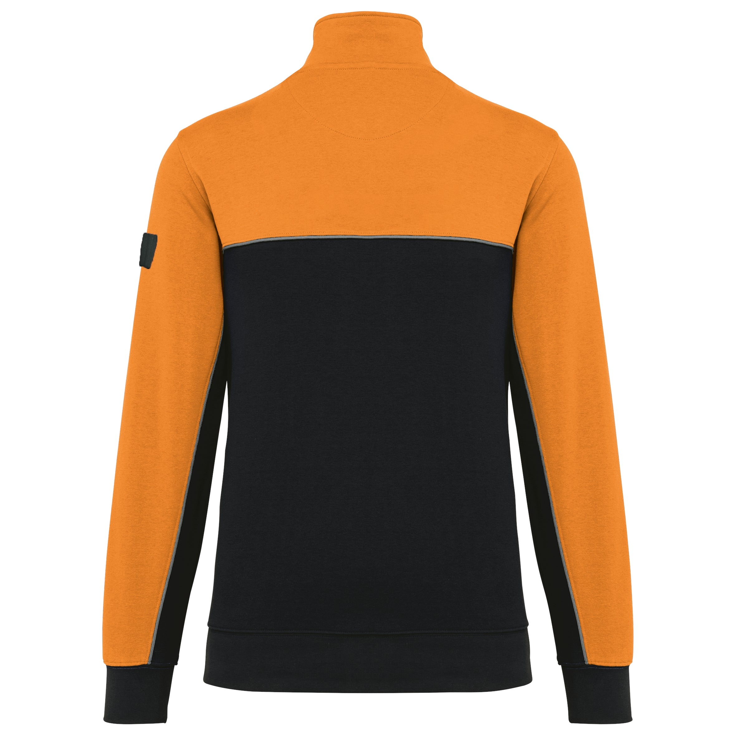 Ecologische uniseks sweater met ritskraag