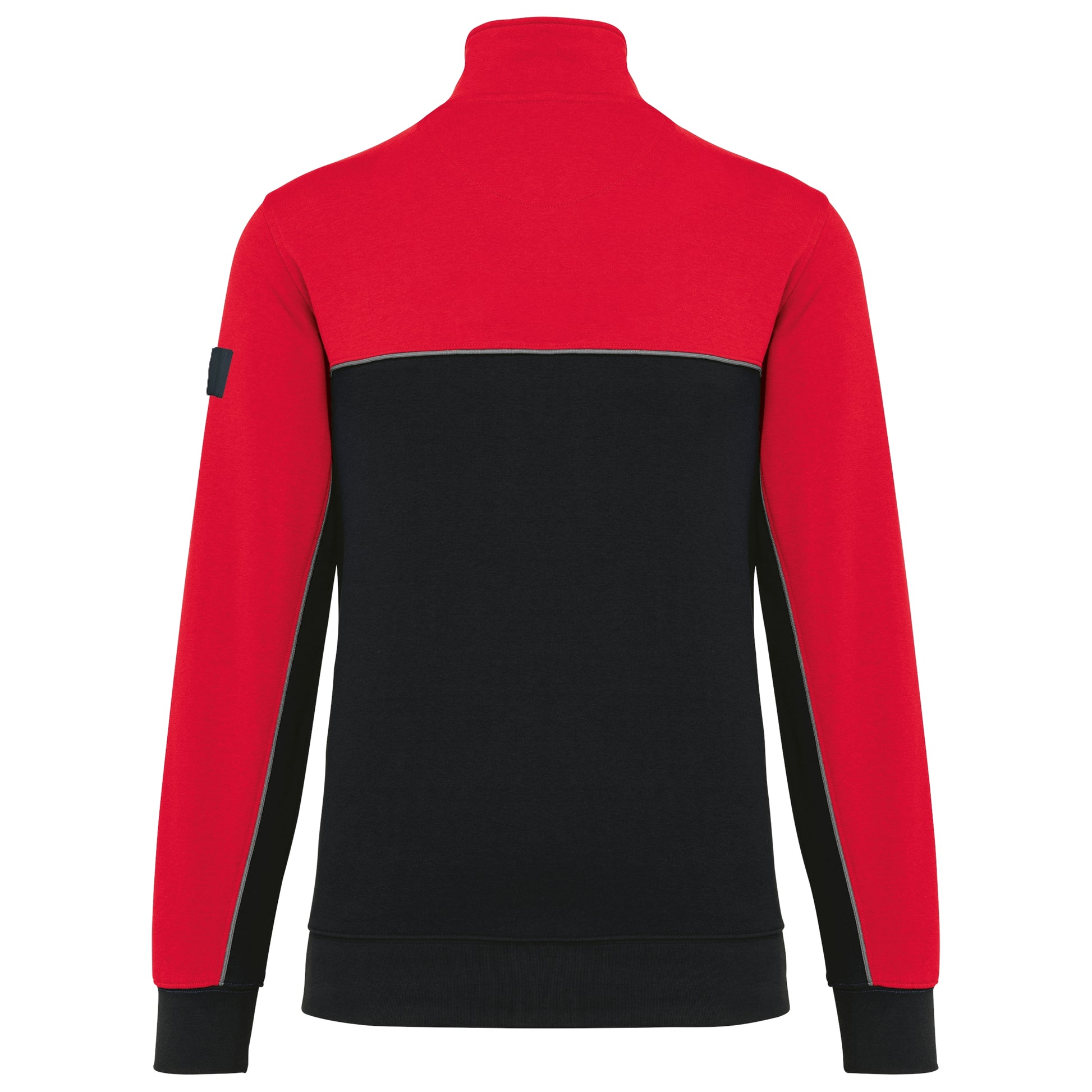Ecologische uniseks sweater met ritskraag
