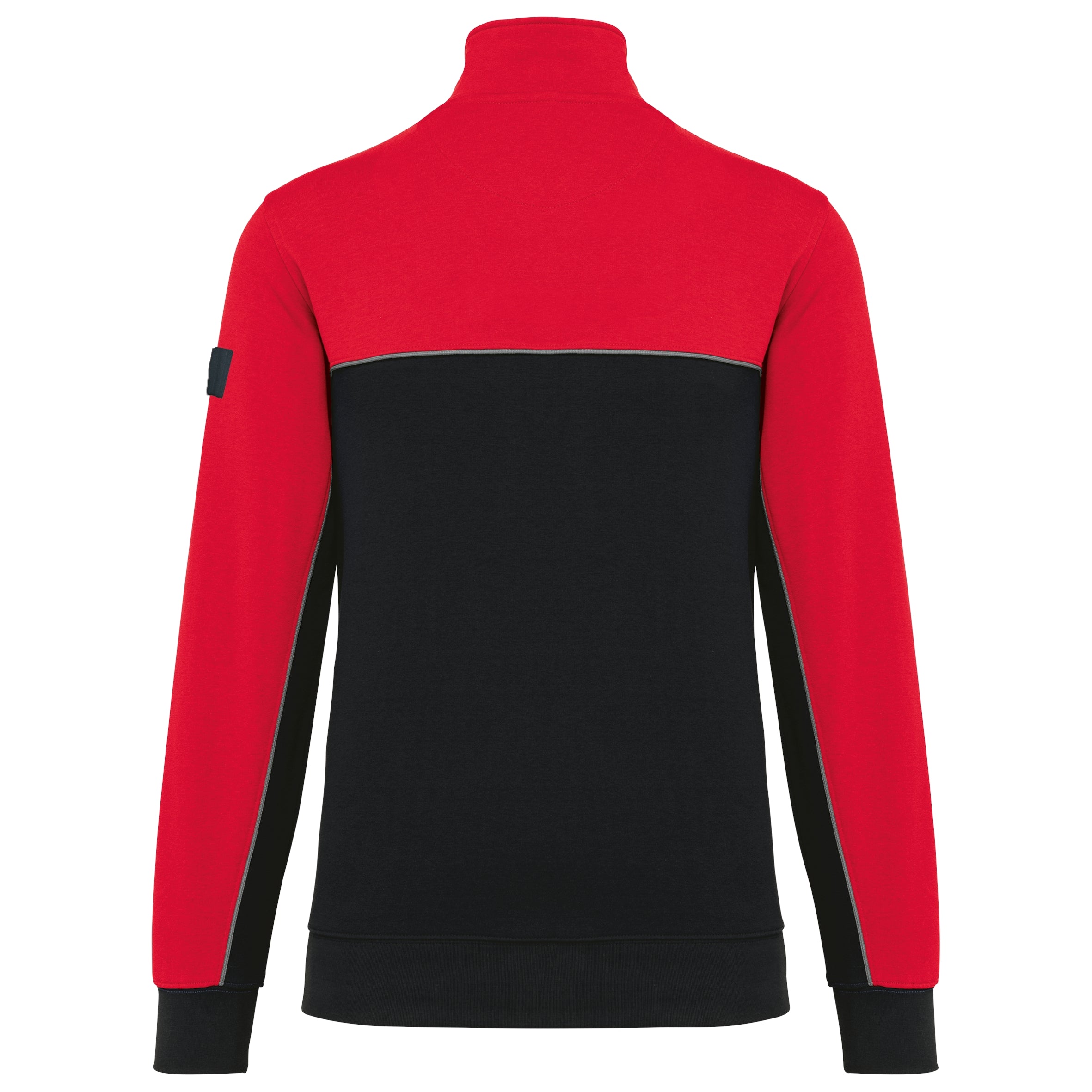 Ecologische uniseks sweater met ritskraag