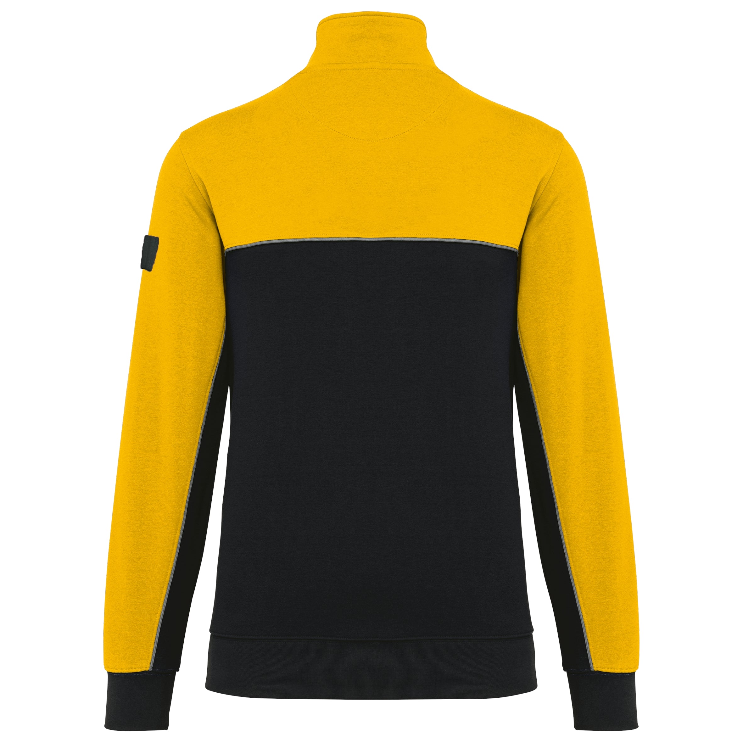 Ecologische uniseks sweater met ritskraag