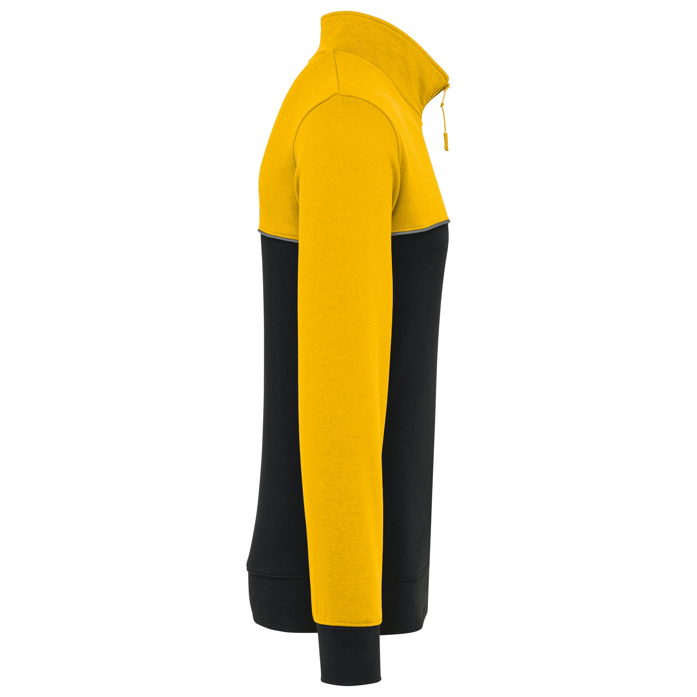 Ecologische uniseks sweater met ritskraag