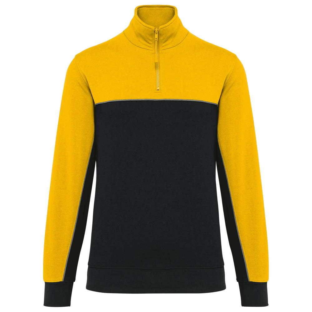 Ecologische uniseks sweater met ritskraag