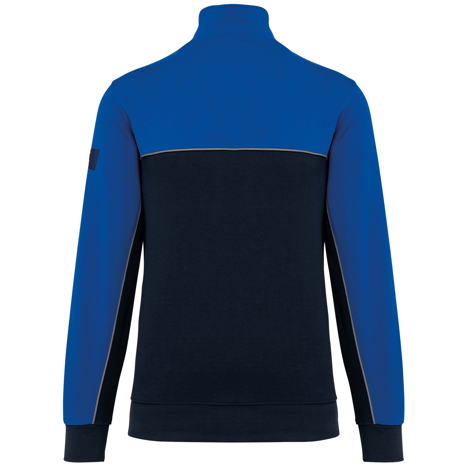 Ecologische uniseks sweater met ritskraag