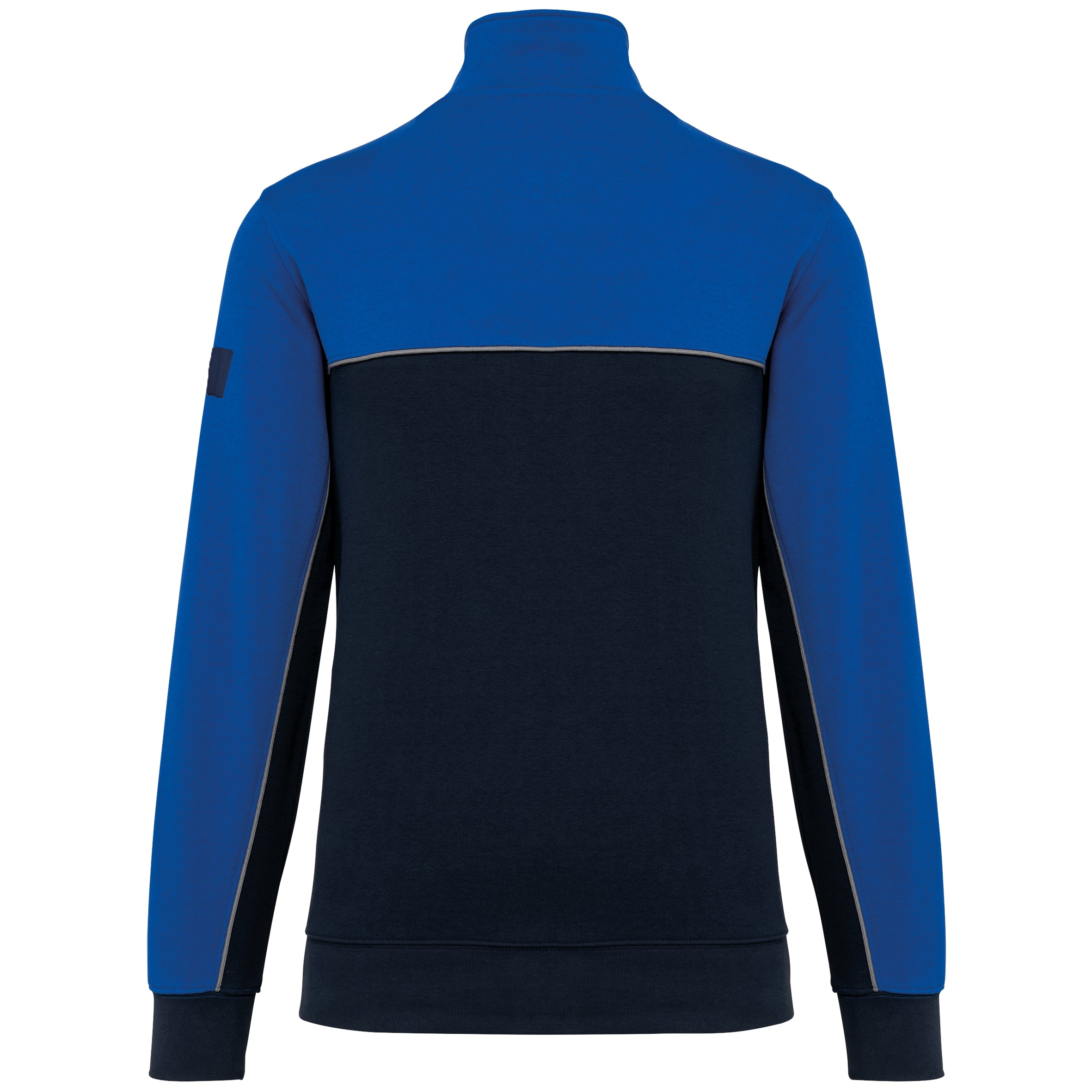 Ecologische uniseks sweater met ritskraag