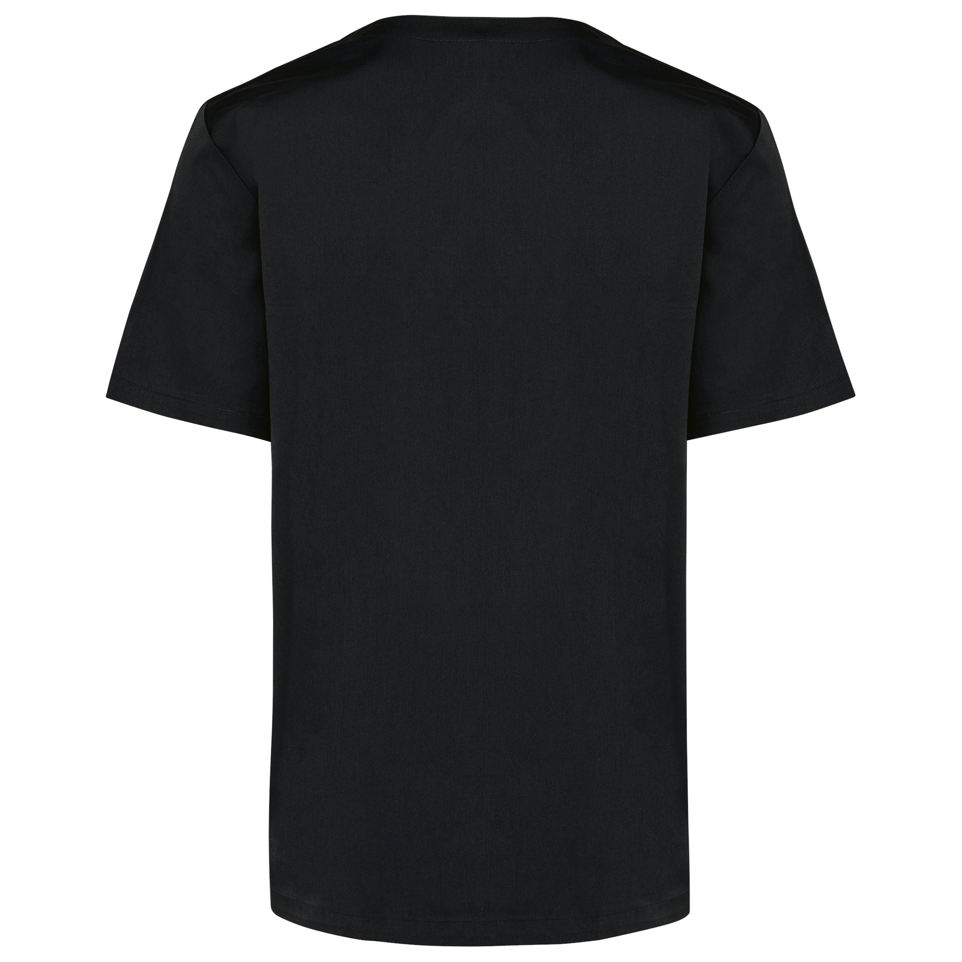 Unisex tuniek met korte mouwen in polykatoen
