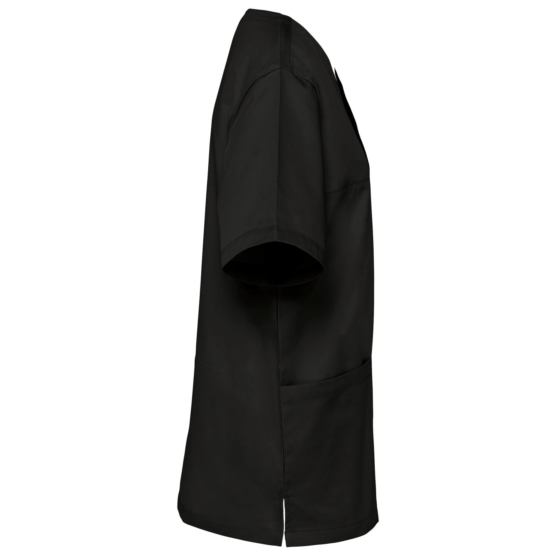 Unisex tuniek met korte mouwen in polykatoen