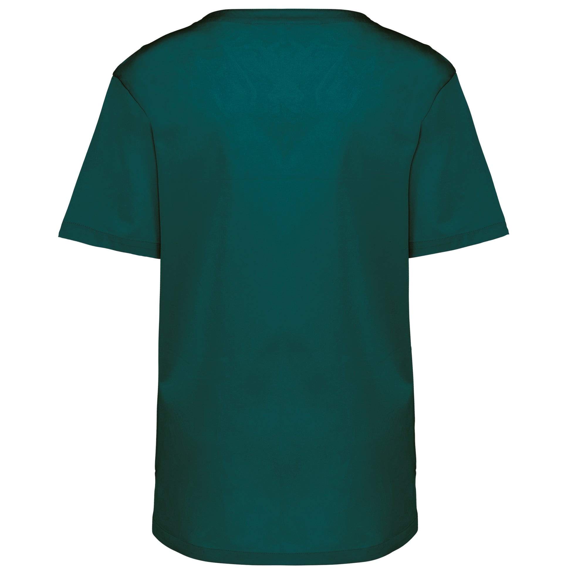 Unisex tuniek met korte mouwen in polykatoen