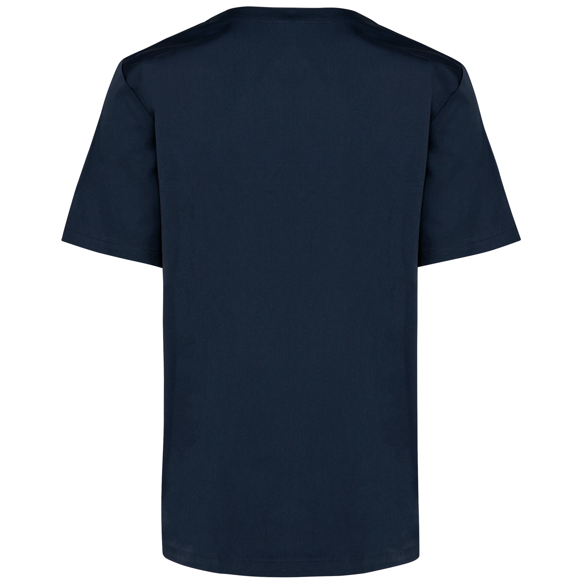 Unisex tuniek met korte mouwen in polykatoen