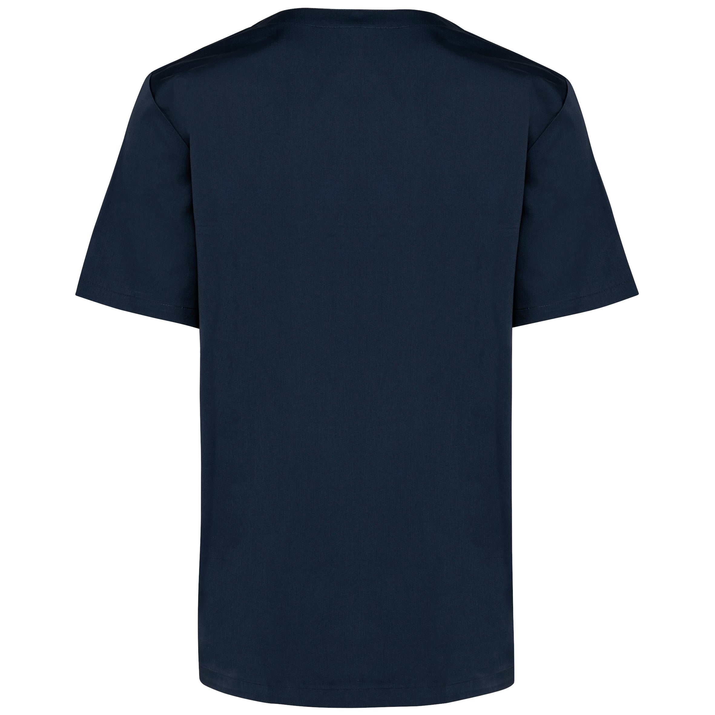 Unisex tuniek met korte mouwen in polykatoen