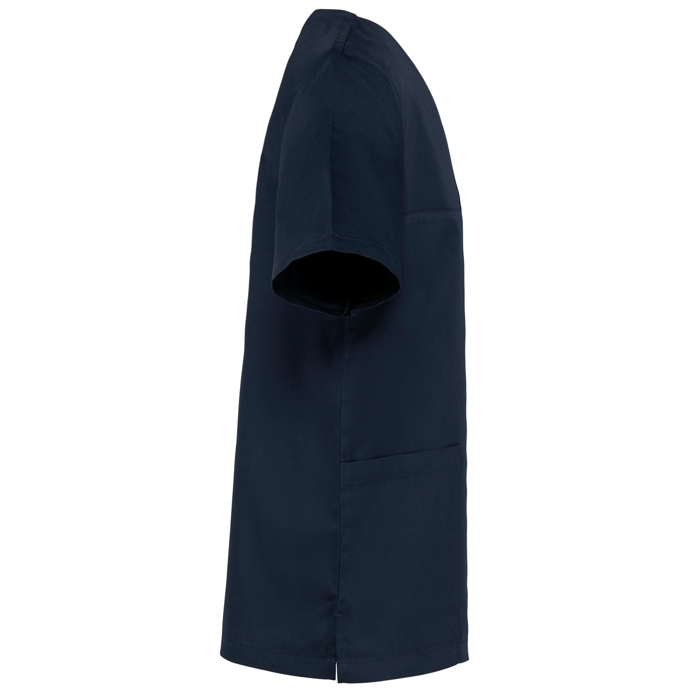 Unisex tuniek met korte mouwen in polykatoen
