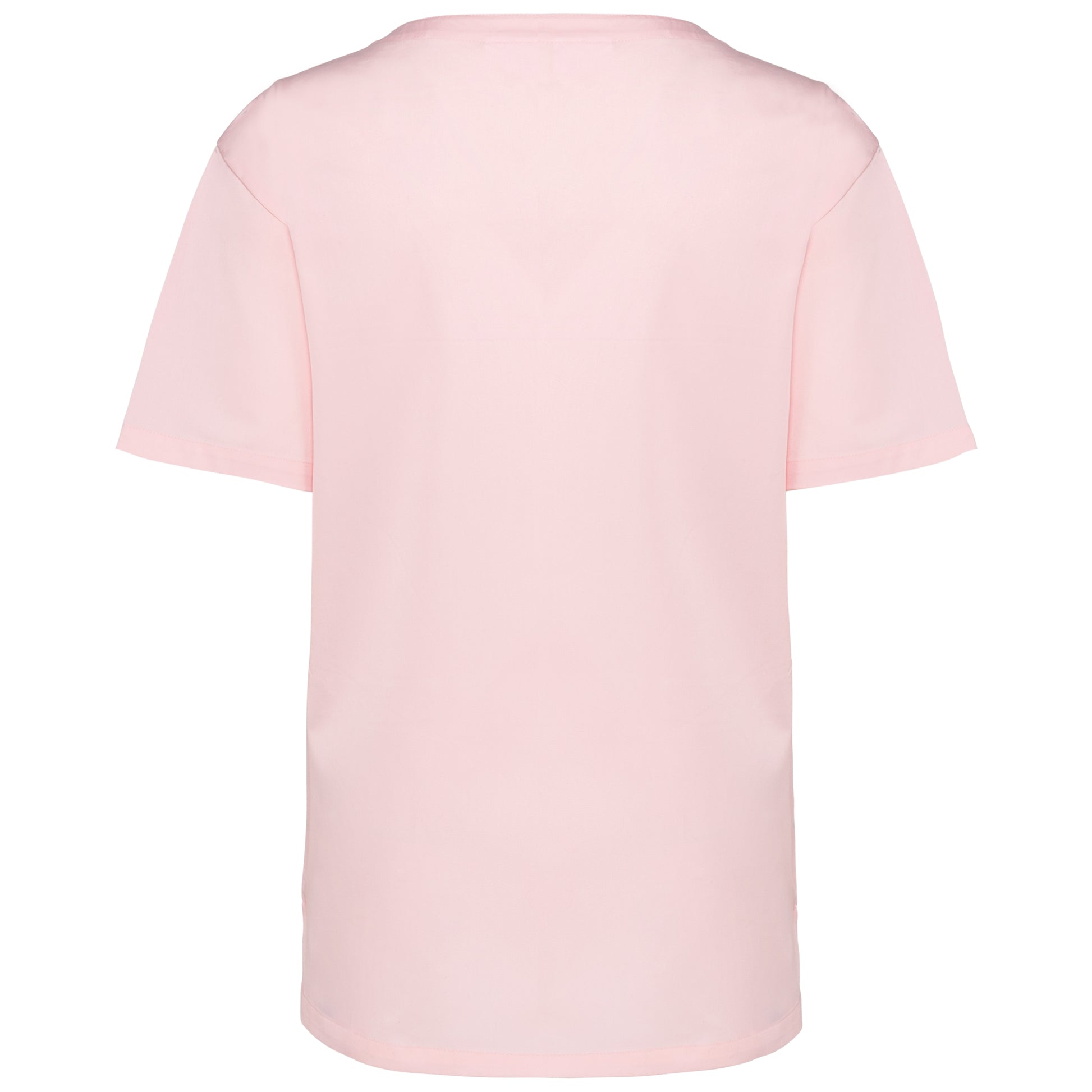 Unisex tuniek met korte mouwen in polykatoen