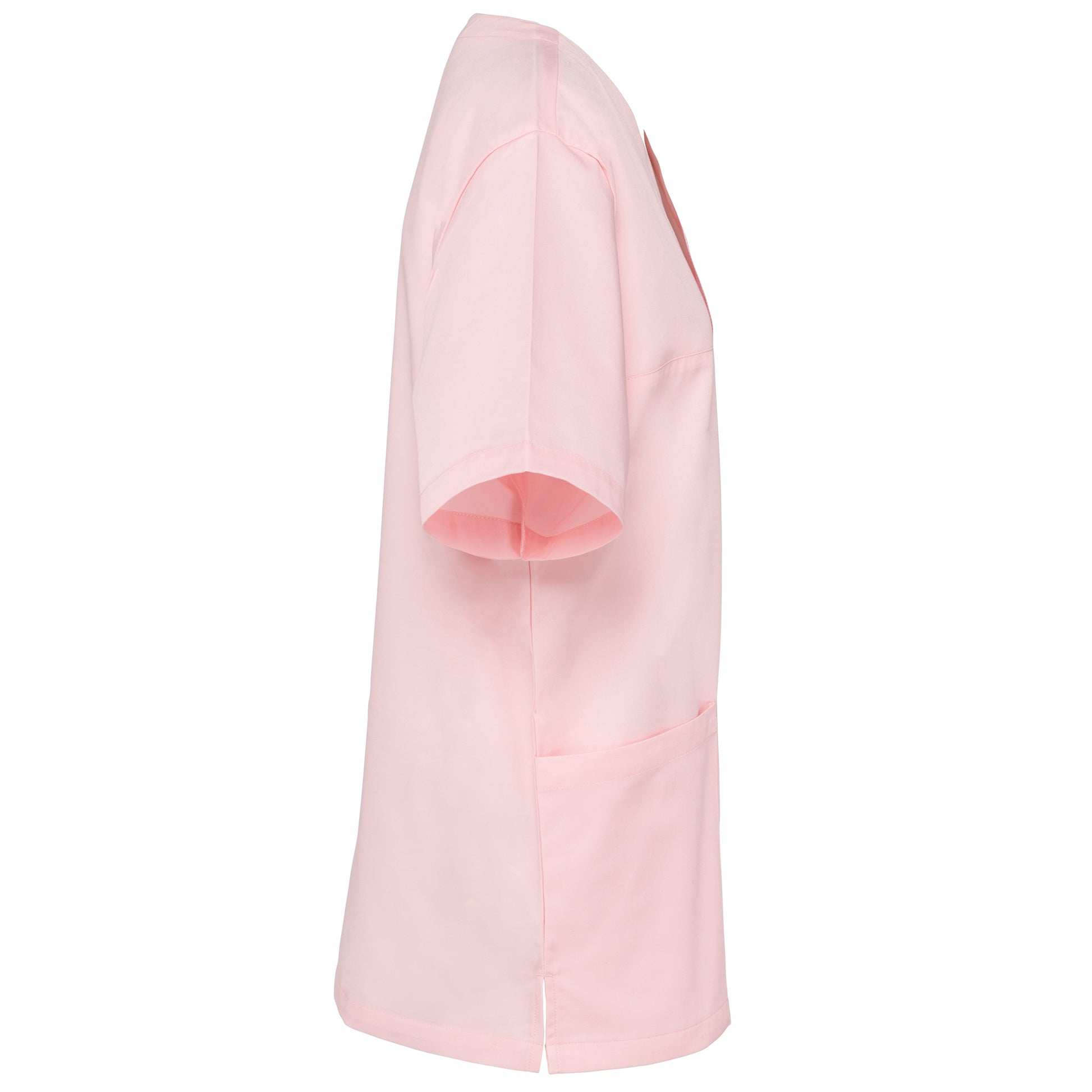 Unisex tuniek met korte mouwen in polykatoen