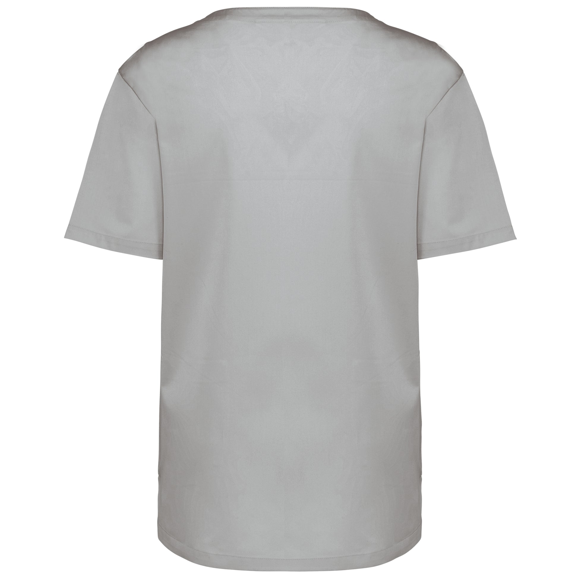Unisex tuniek met korte mouwen in polykatoen