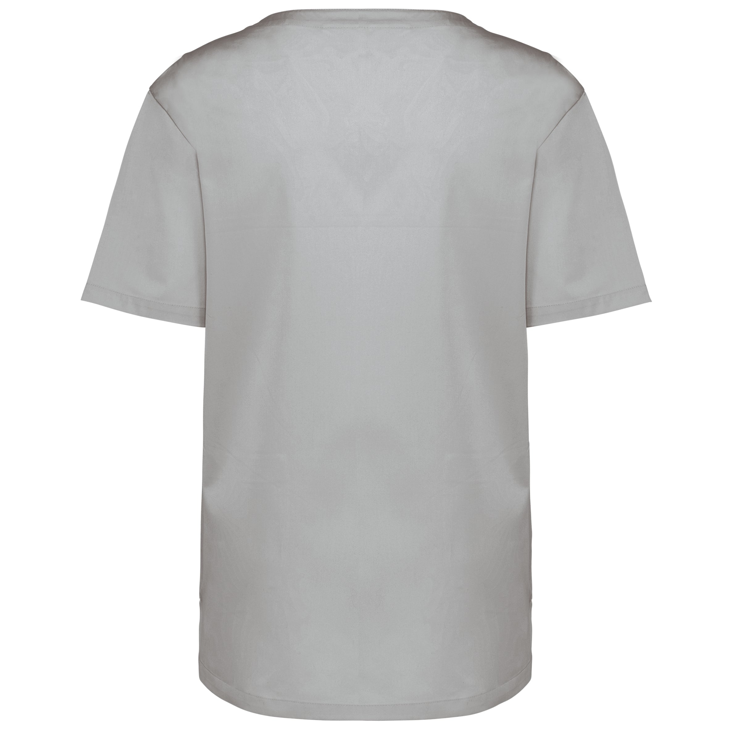 Unisex tuniek met korte mouwen in polykatoen