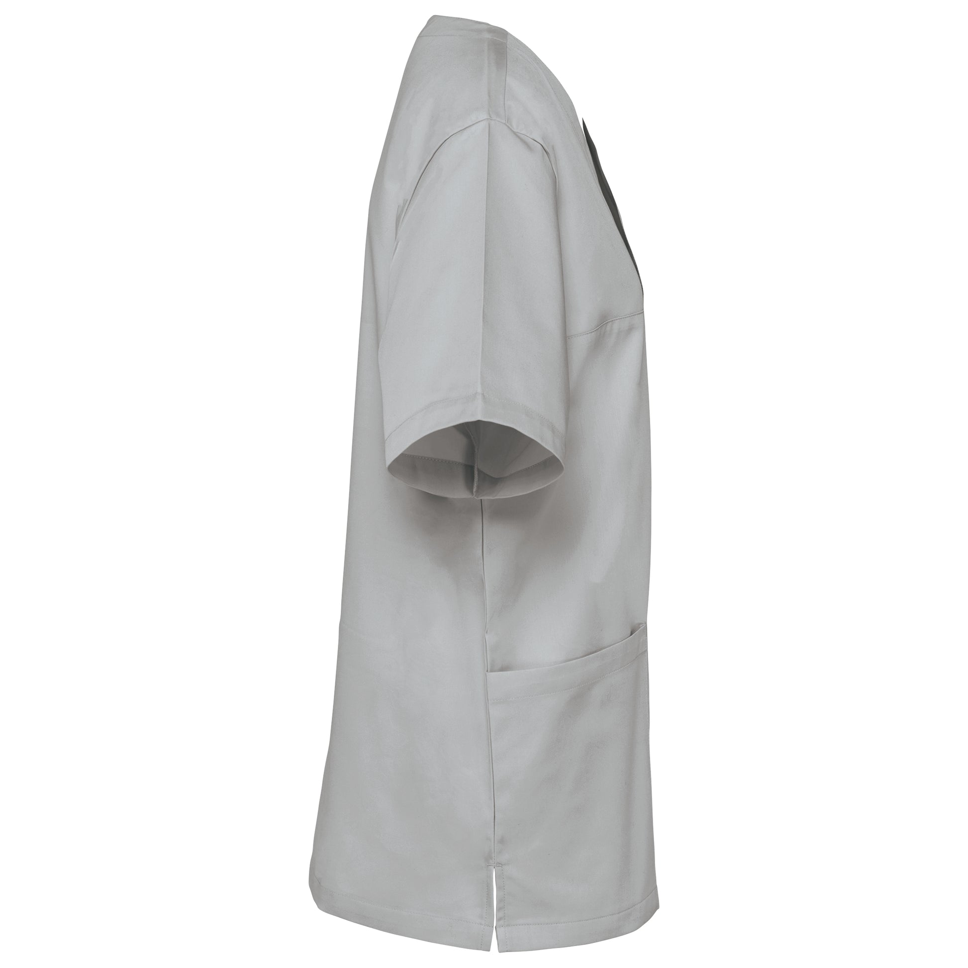 Unisex tuniek met korte mouwen in polykatoen