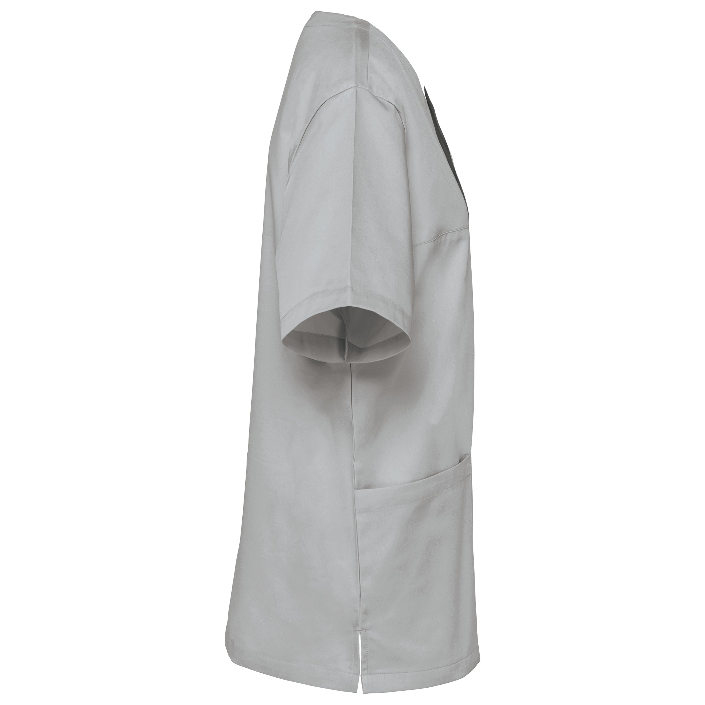 Unisex tuniek met korte mouwen in polykatoen