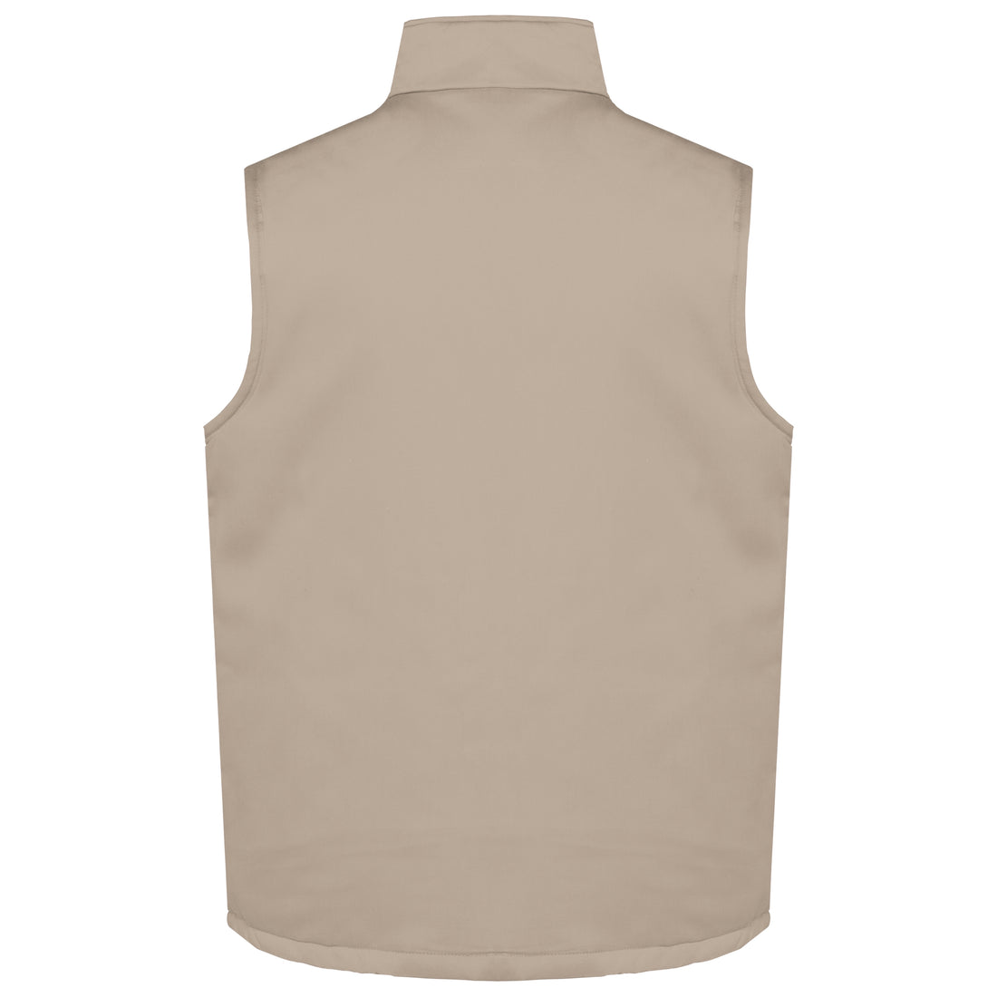 Gewatteerd unisex gilet in polykatoen met veel zakken