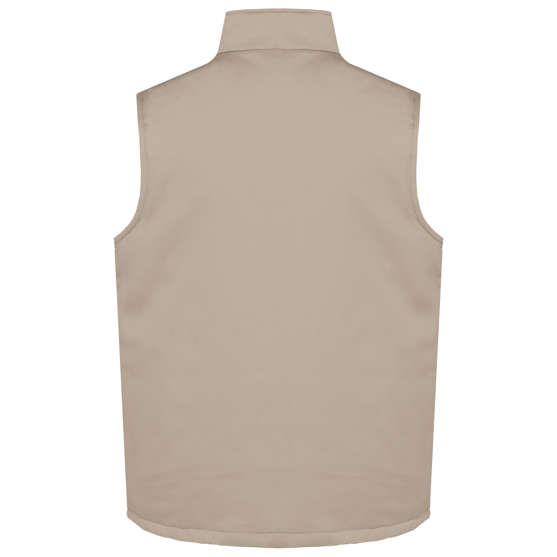 Gewatteerd unisex gilet in polykatoen met veel zakken