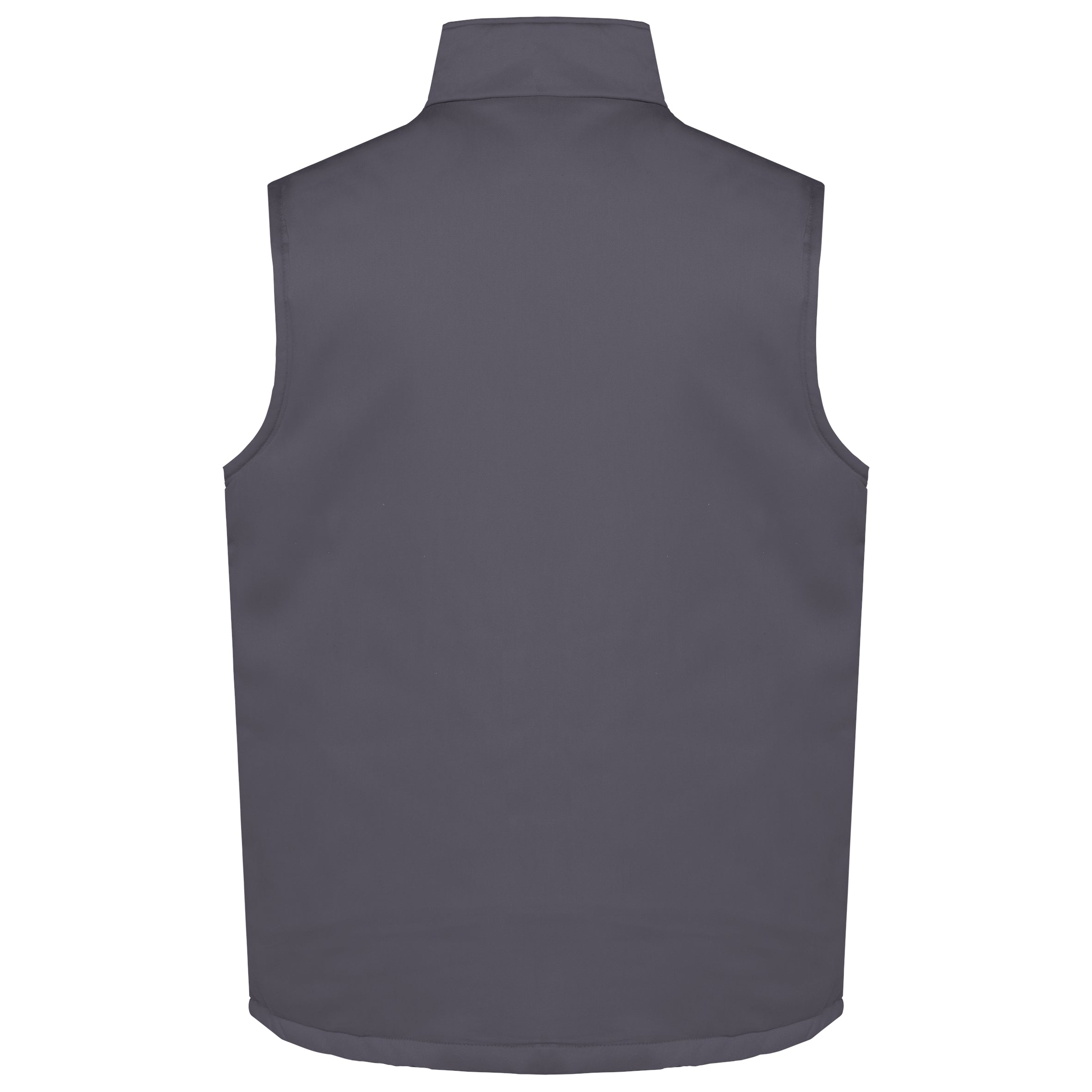 Gewatteerd unisex gilet in polykatoen met veel zakken