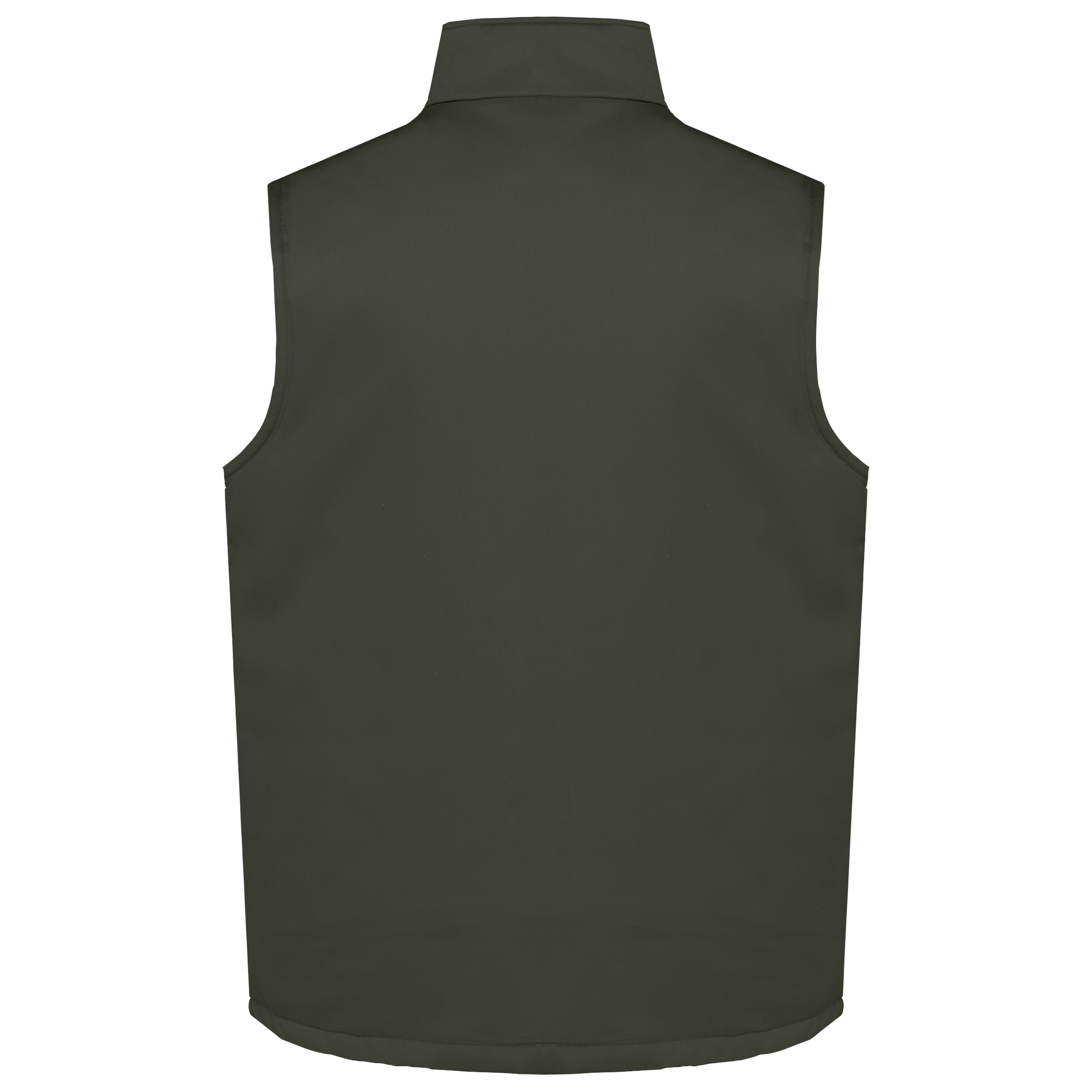 Gewatteerd unisex gilet in polykatoen met veel zakken