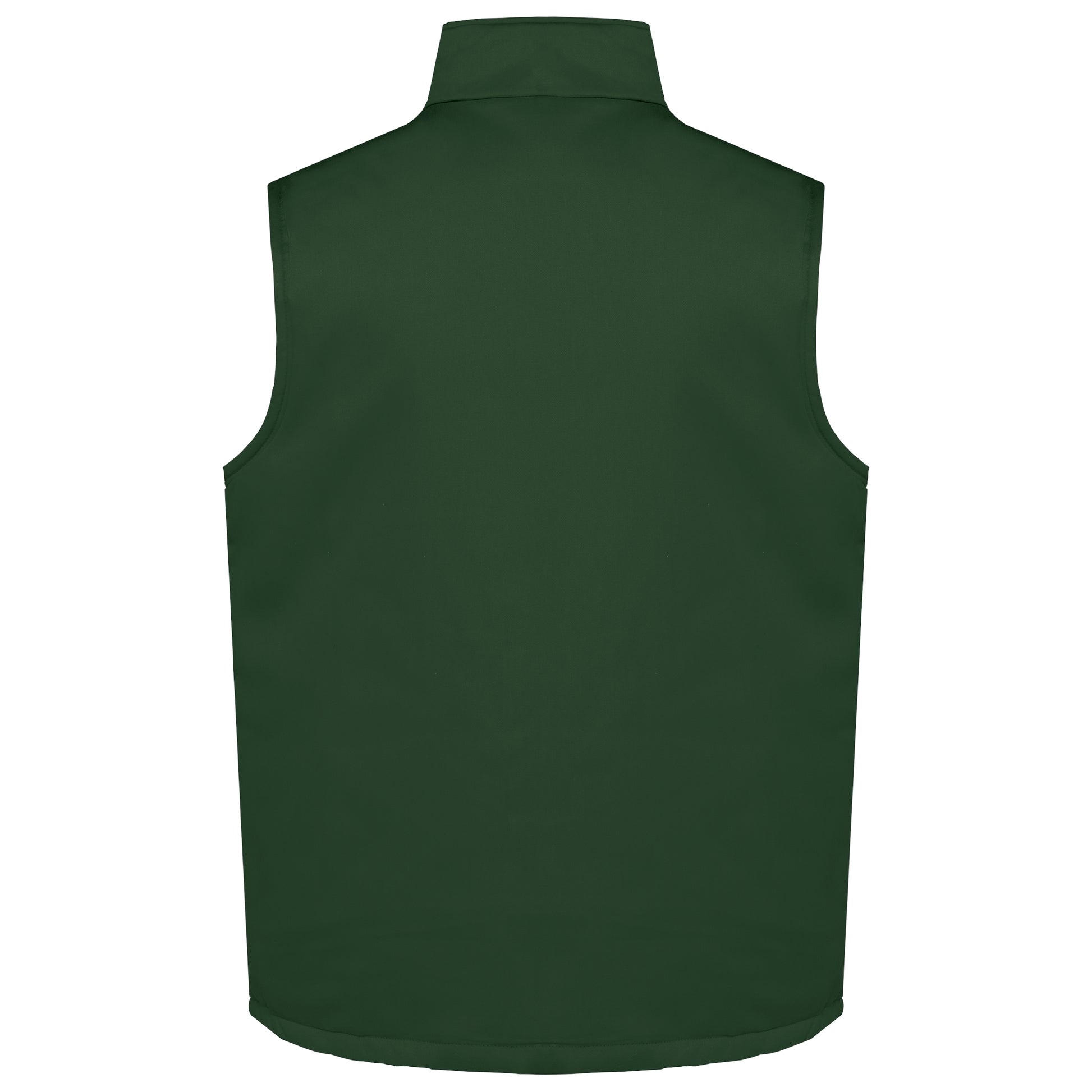 Gewatteerd unisex gilet in polykatoen met veel zakken