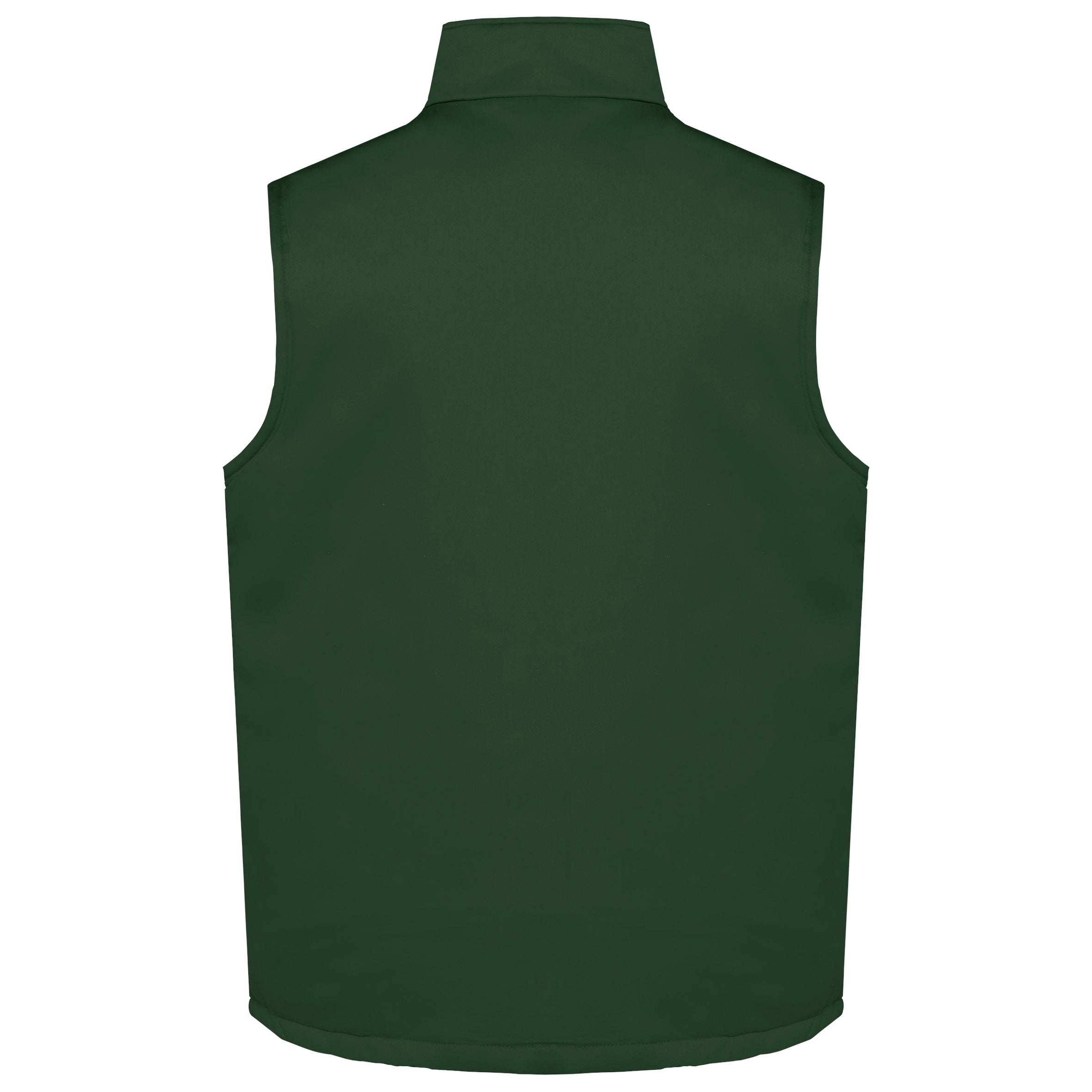 Gewatteerd unisex gilet in polykatoen met veel zakken