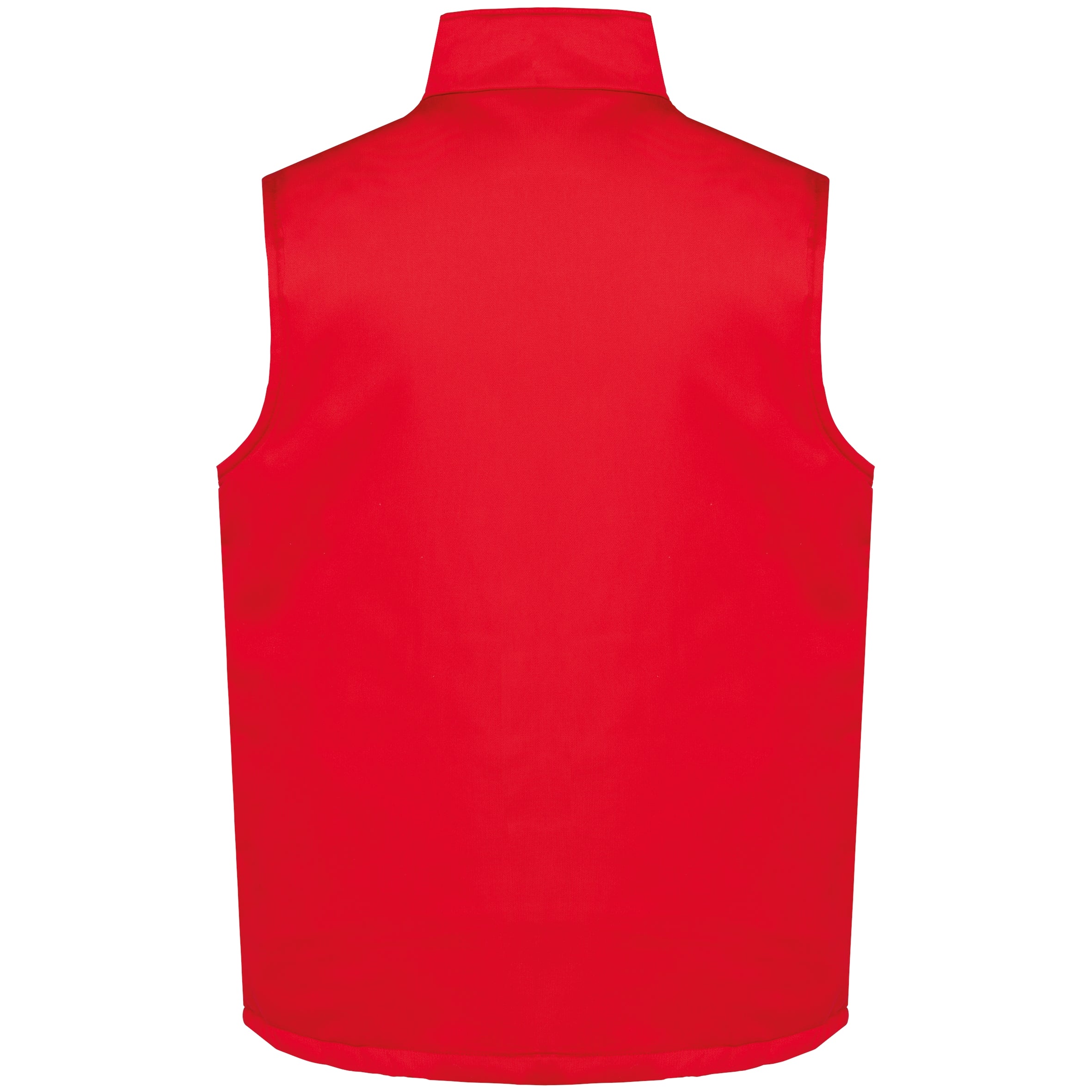 Gewatteerd unisex gilet in polykatoen met veel zakken
