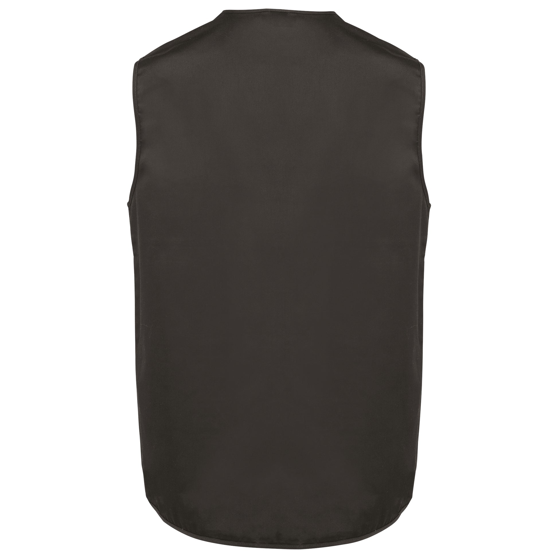 Gevoerd unisex gilet in polykatoen met veel zakken