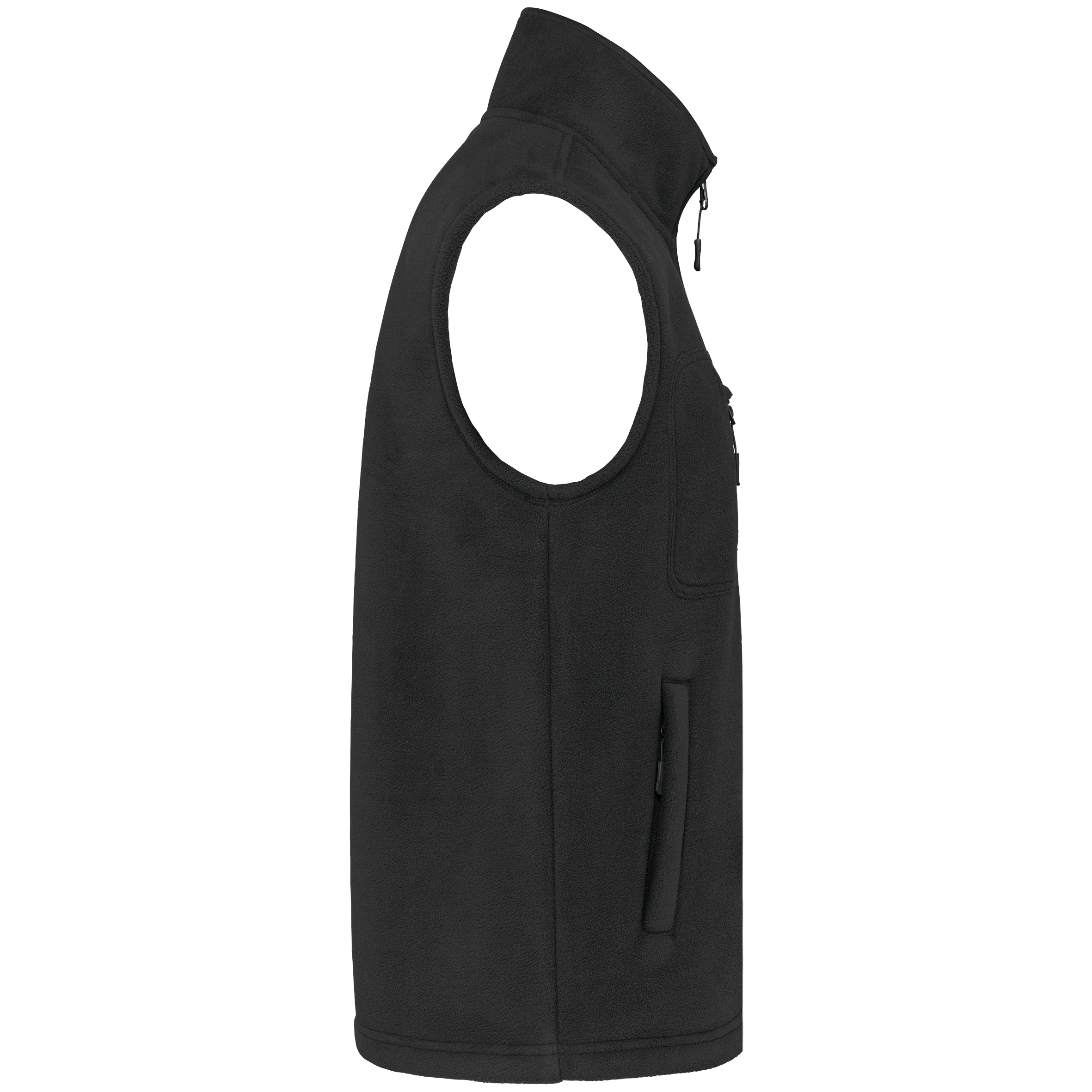 Fleece bodywarmer met binnenkant van sherpa uniseks