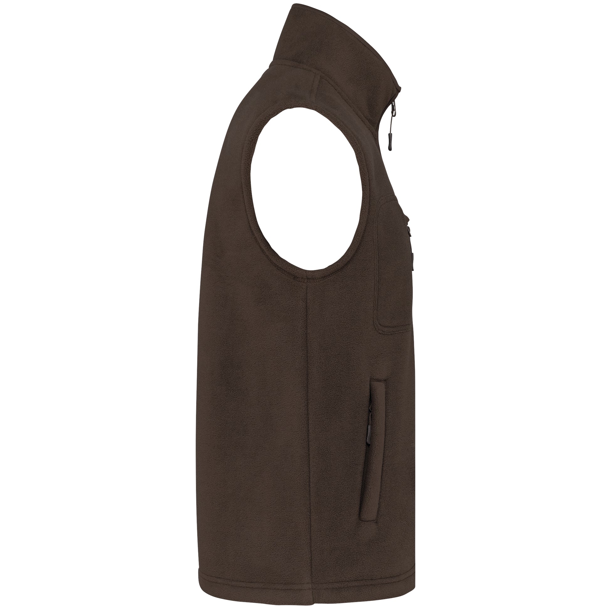Fleece bodywarmer met binnenkant van sherpa uniseks