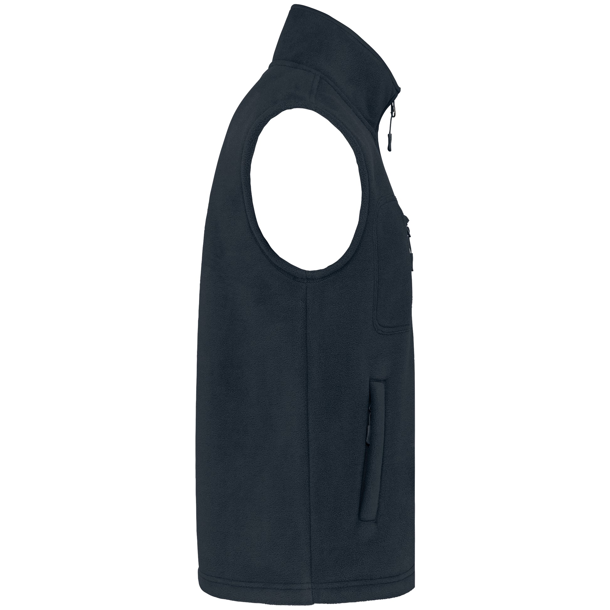 Fleece bodywarmer met binnenkant van sherpa uniseks