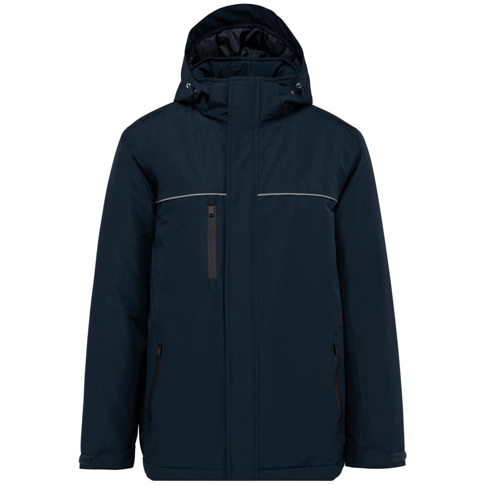 Unisex performance parka met capuchon