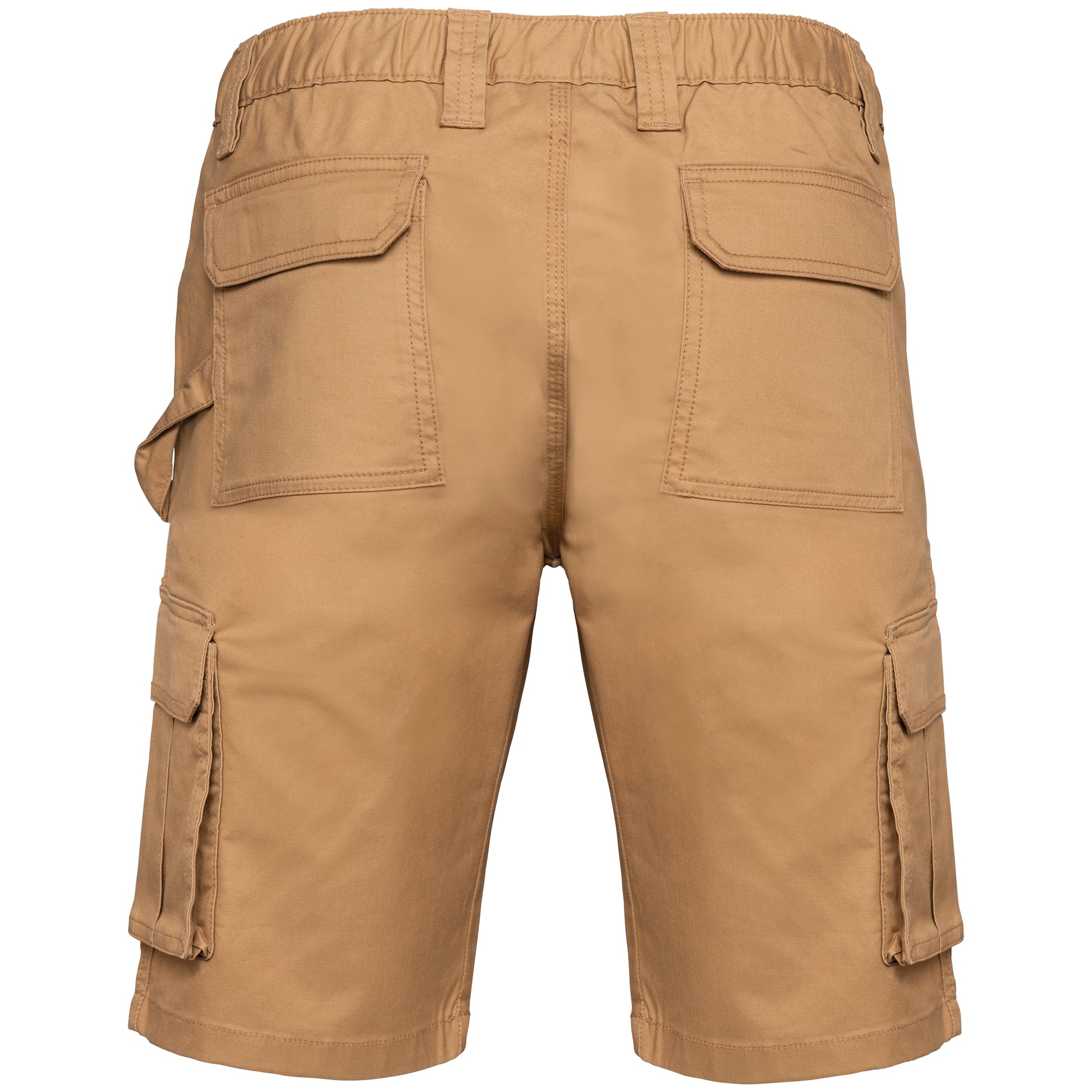 Eco-friendly heren bermuda met meerdere zakken