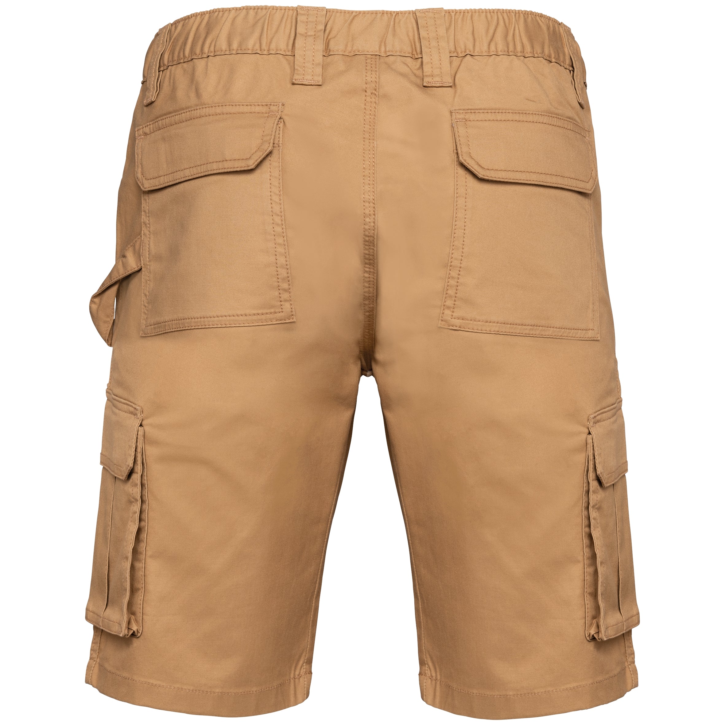 Eco-friendly heren bermuda met meerdere zakken