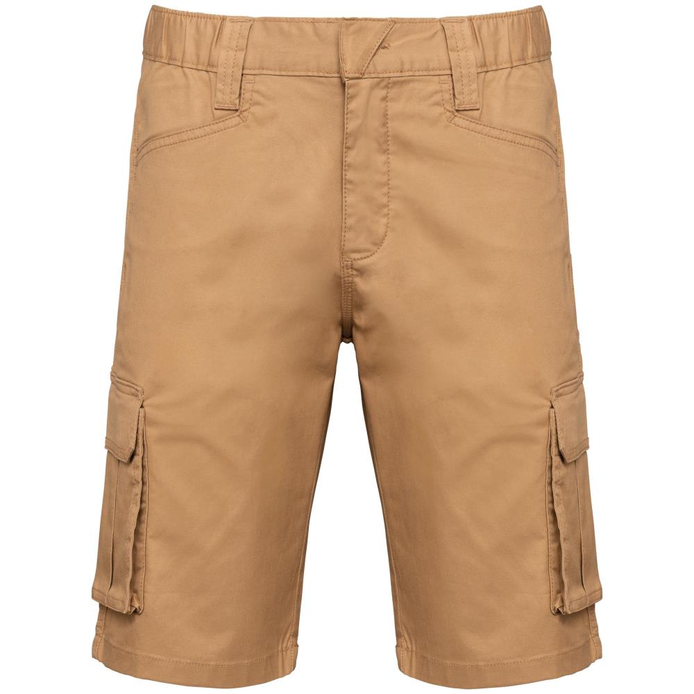Eco-friendly heren bermuda met meerdere zakken