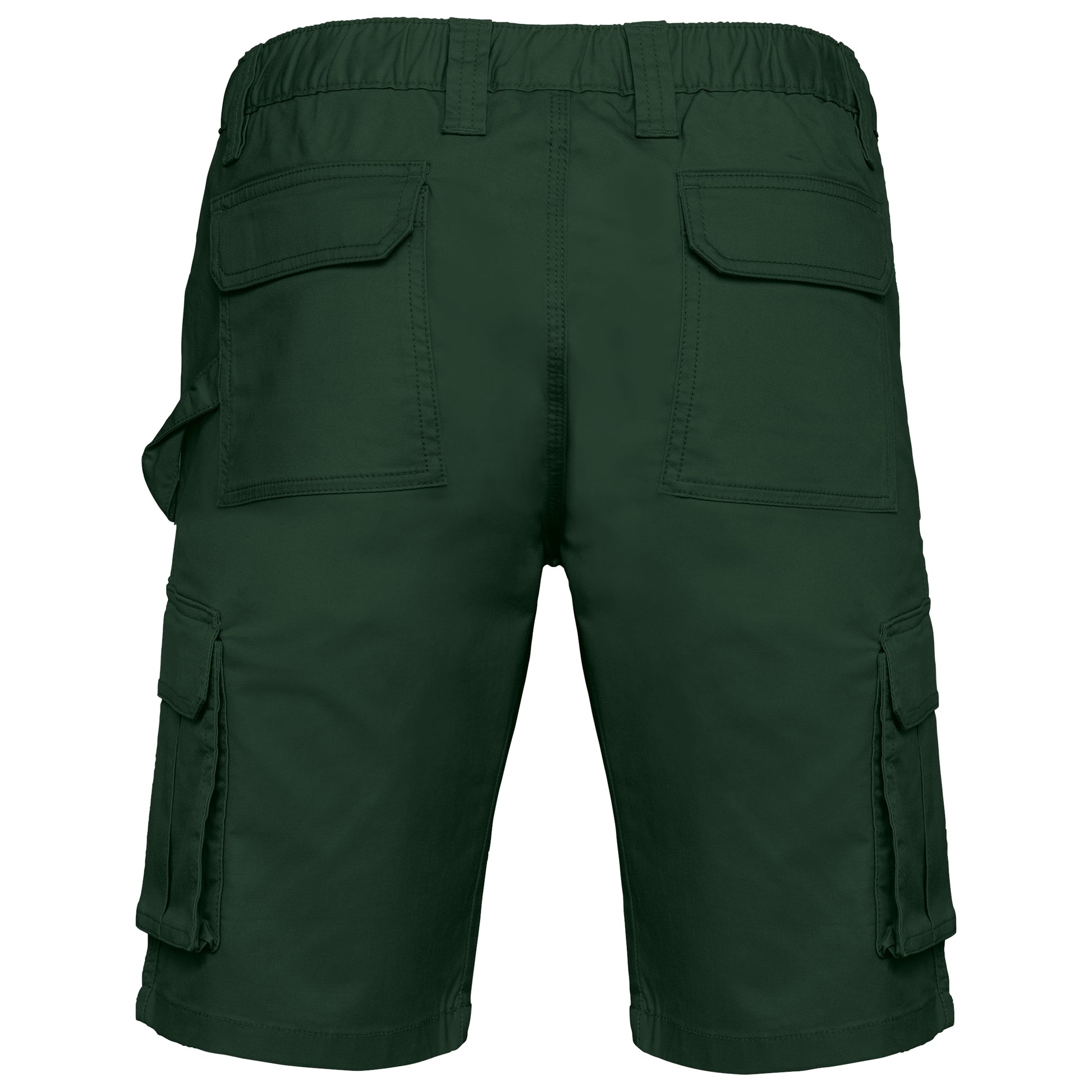 Eco-friendly heren bermuda met meerdere zakken